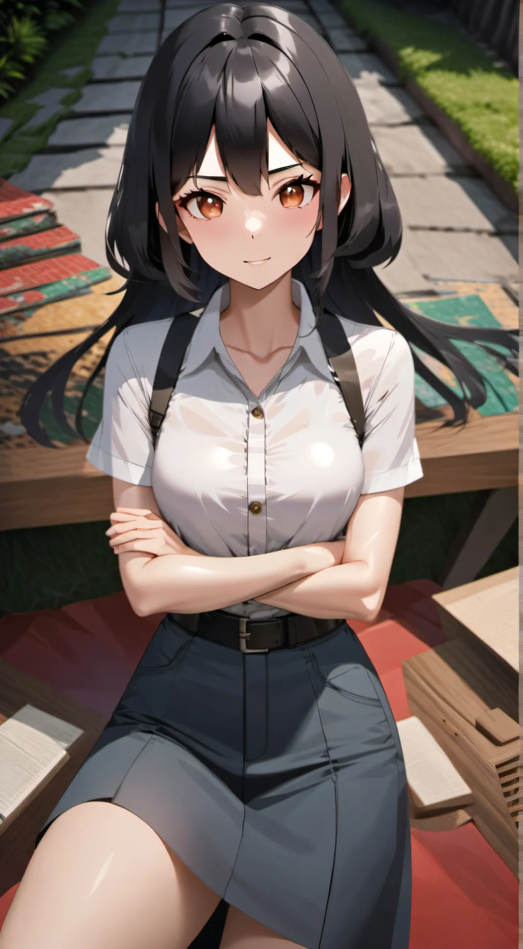 ai character: 😈Cempaka😈 background