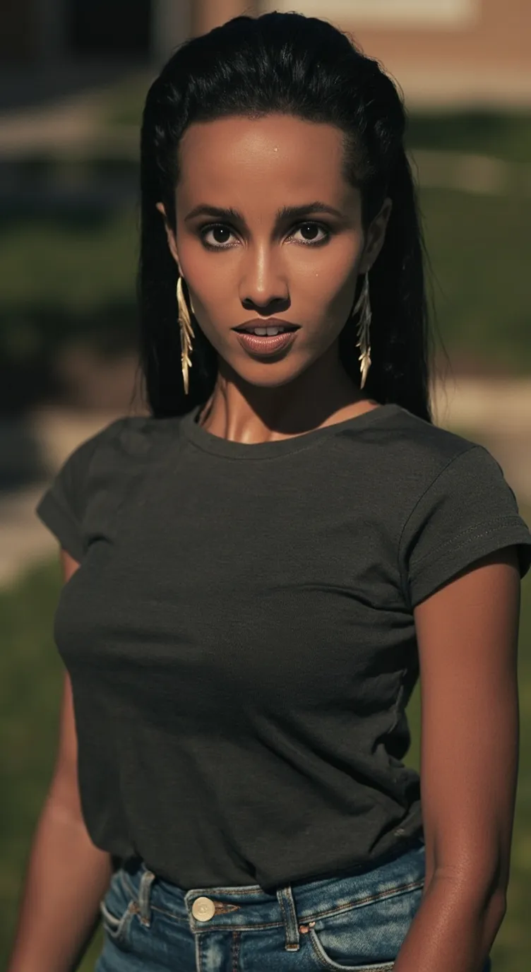 ai character: IMAN JONES background