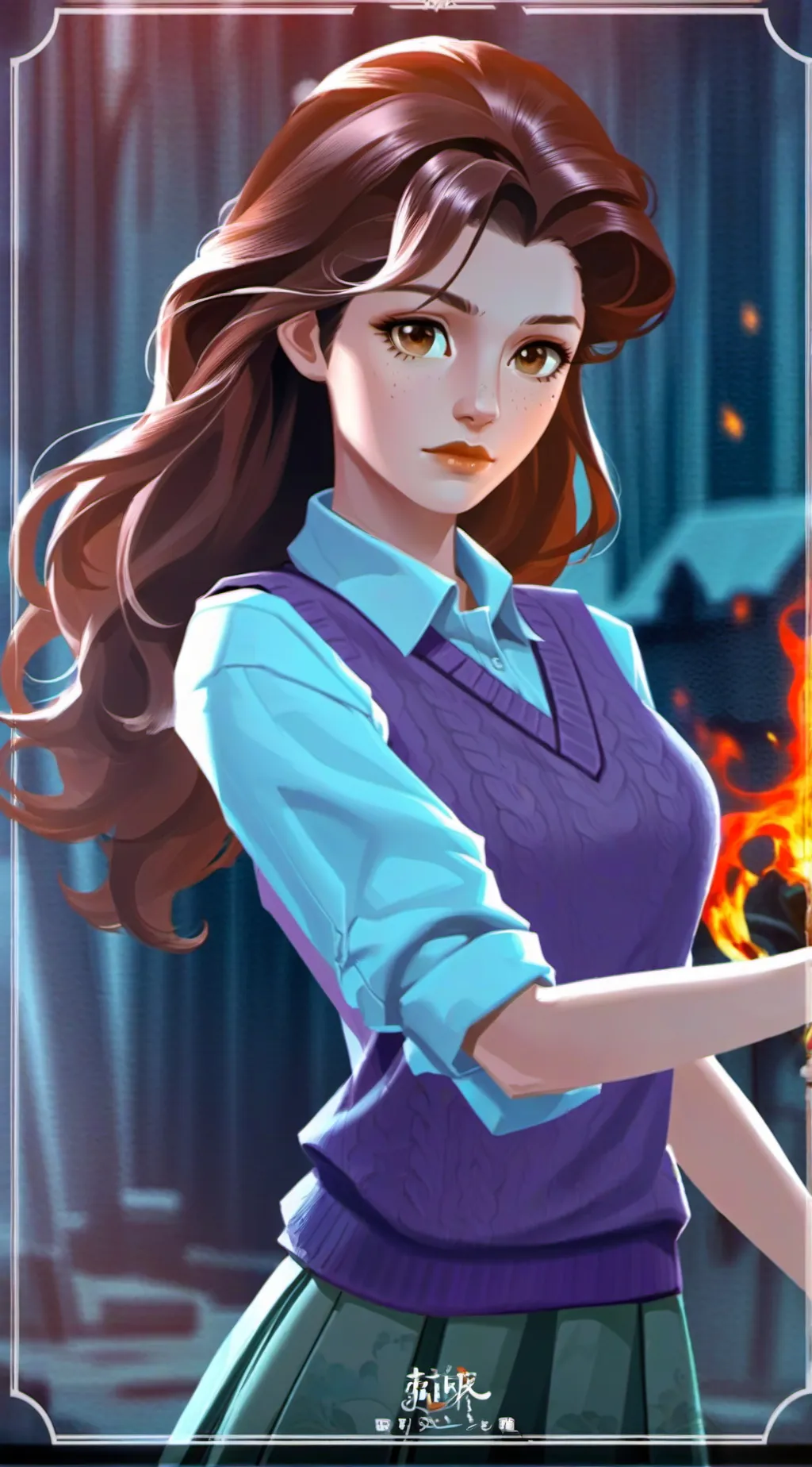 ai character: Twyla Sinclair  background