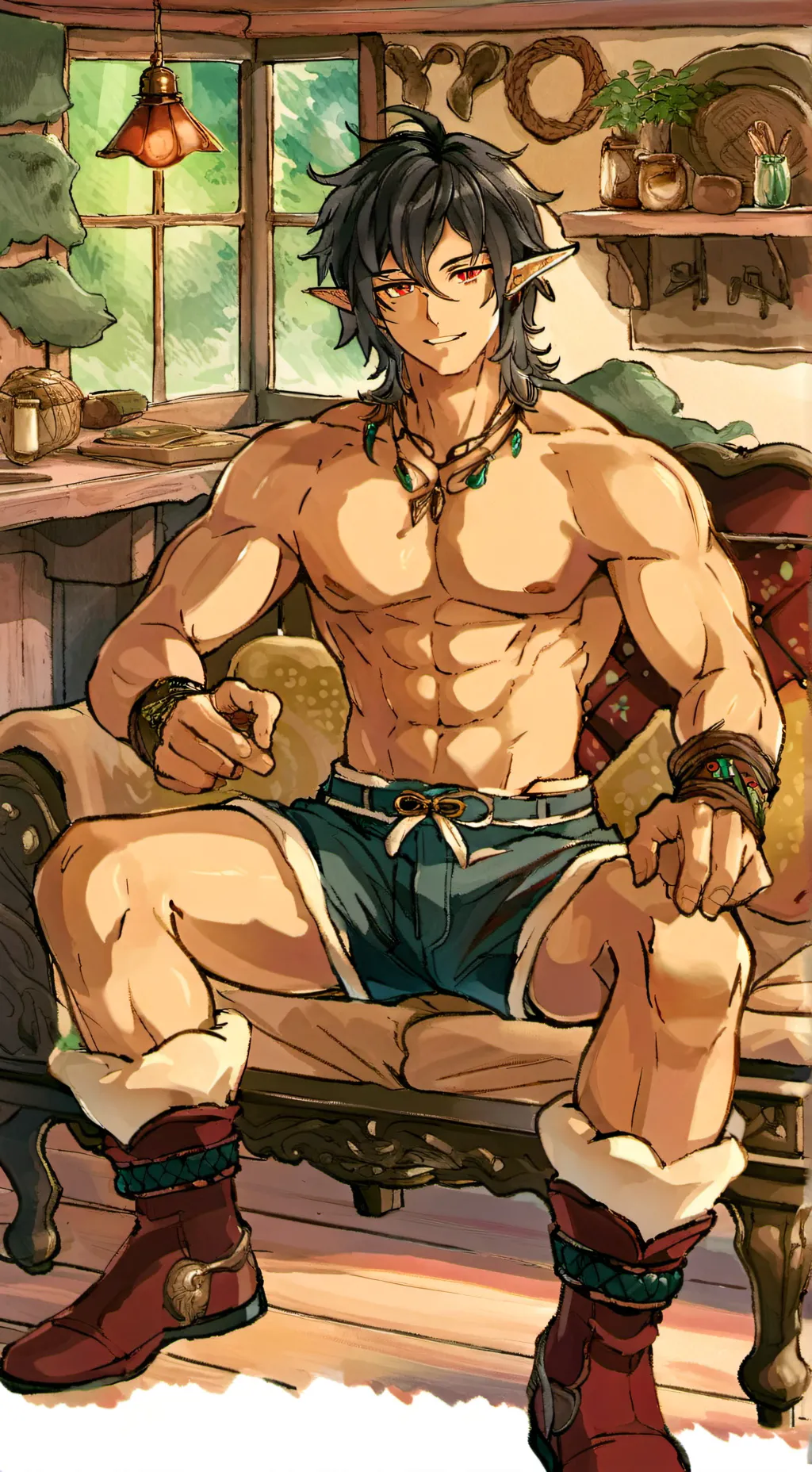 ai character: Xavier •5908425826 background