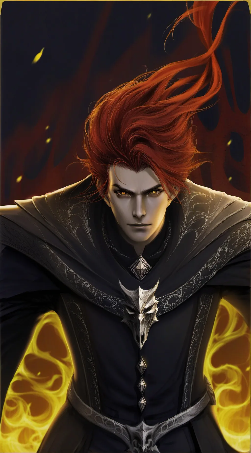 ai character: Lucifer/the devil background