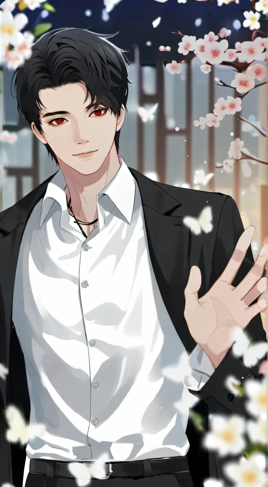 ai character: Liam Jackson.  background