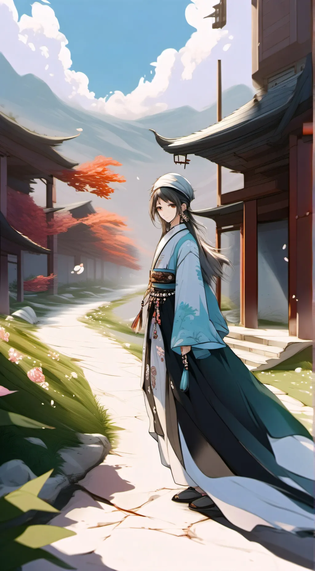 ai character: Rumi huntrix  background