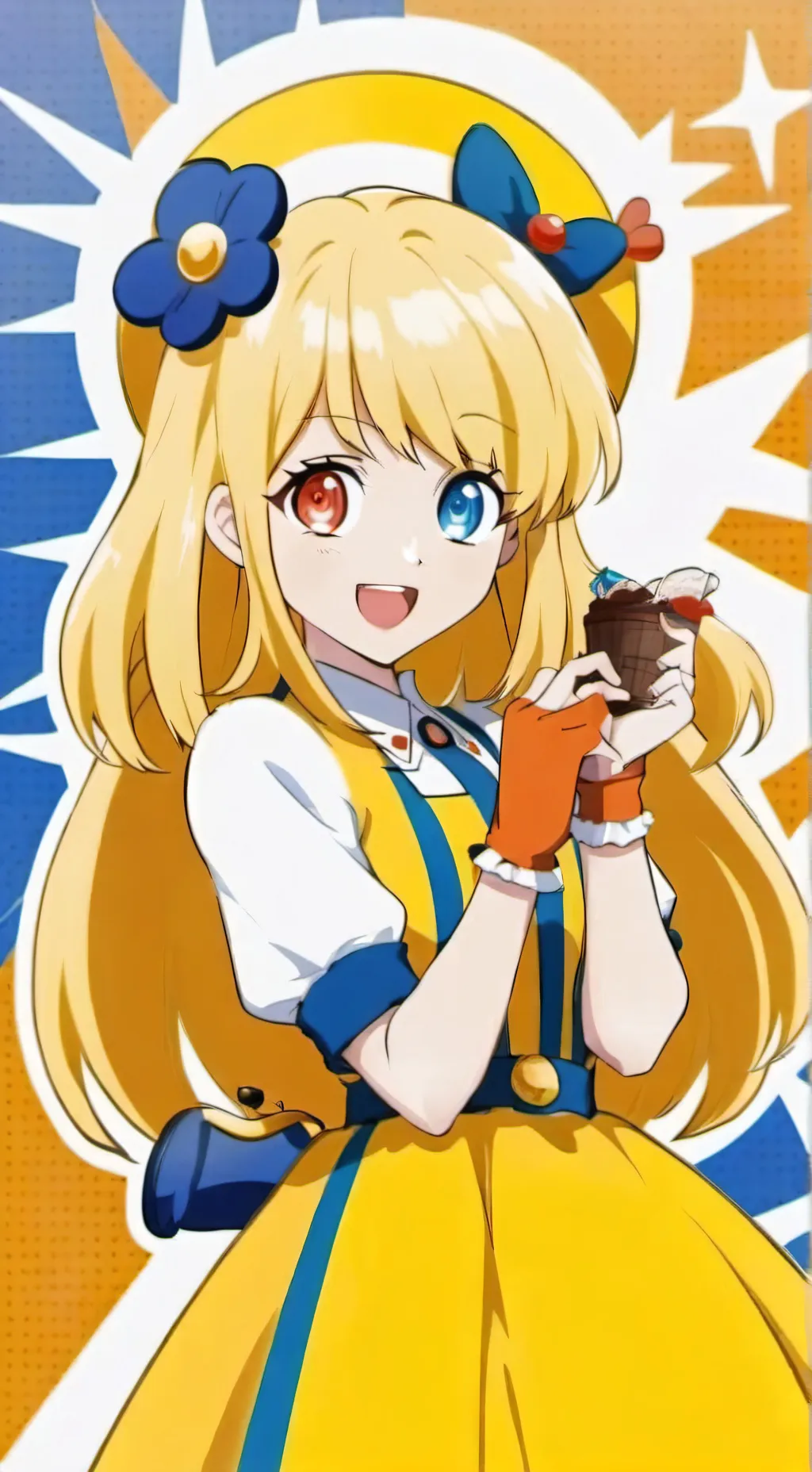 ai character: sailor venus  background