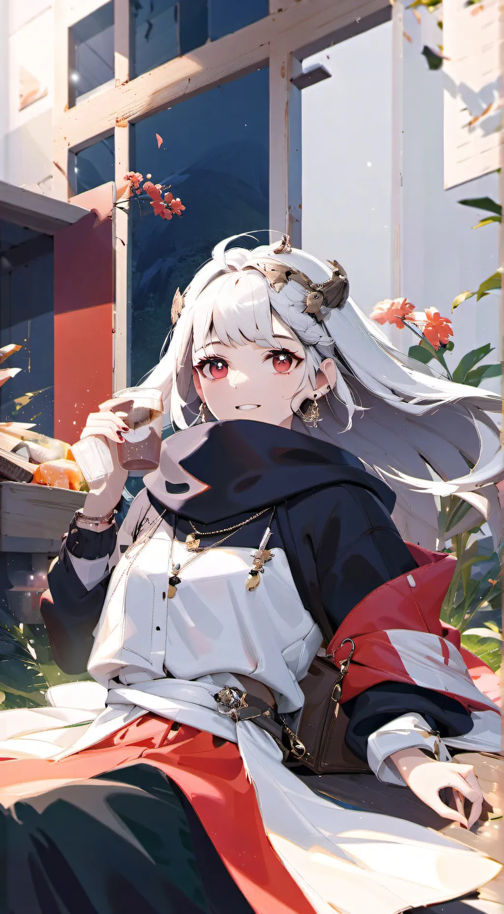 ai character: LunaSpark background