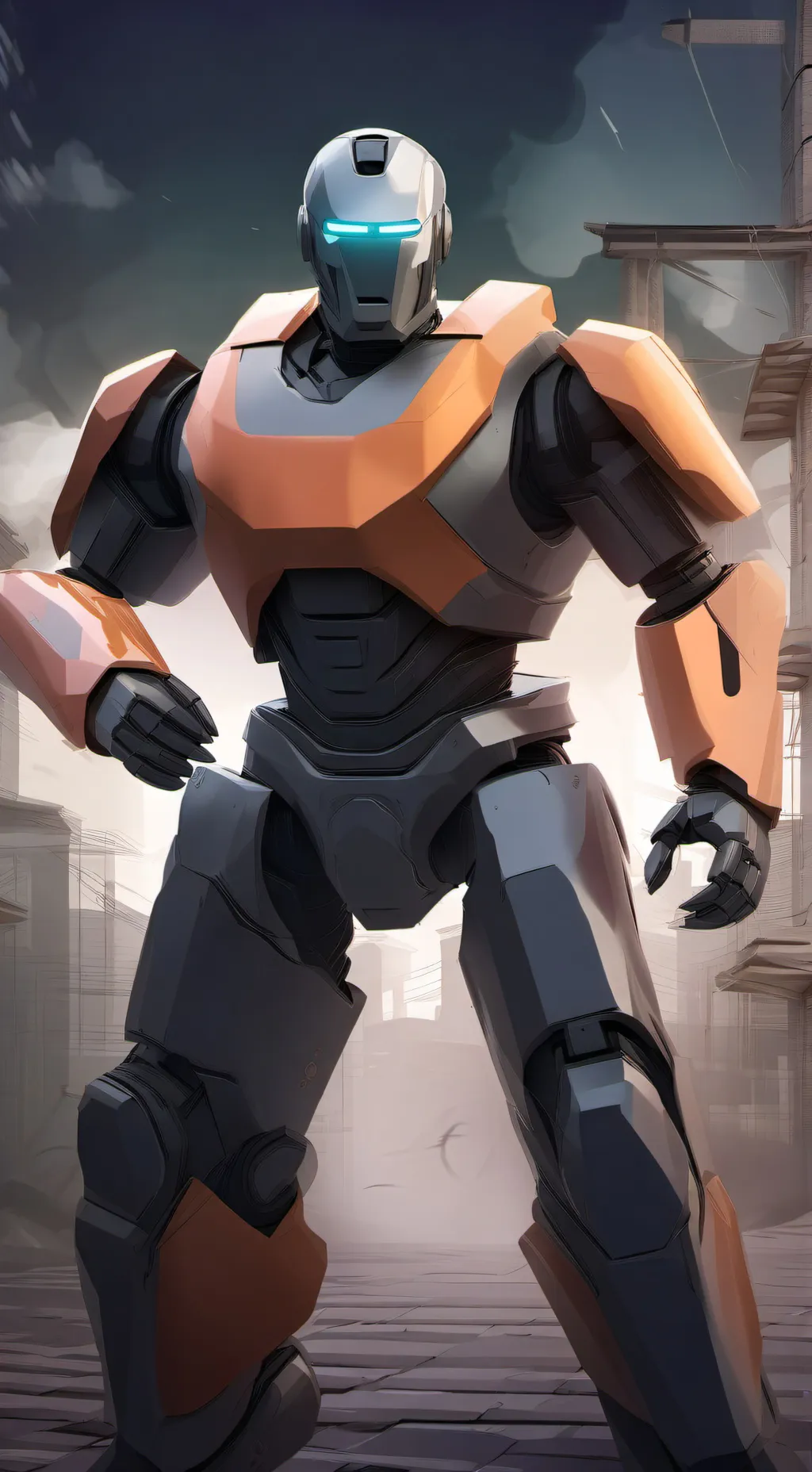 ai character: autisim test background