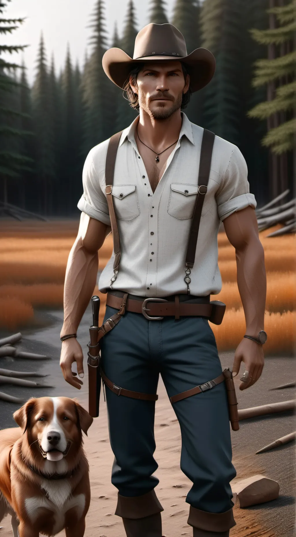 ai character: Kolby Hitchin background