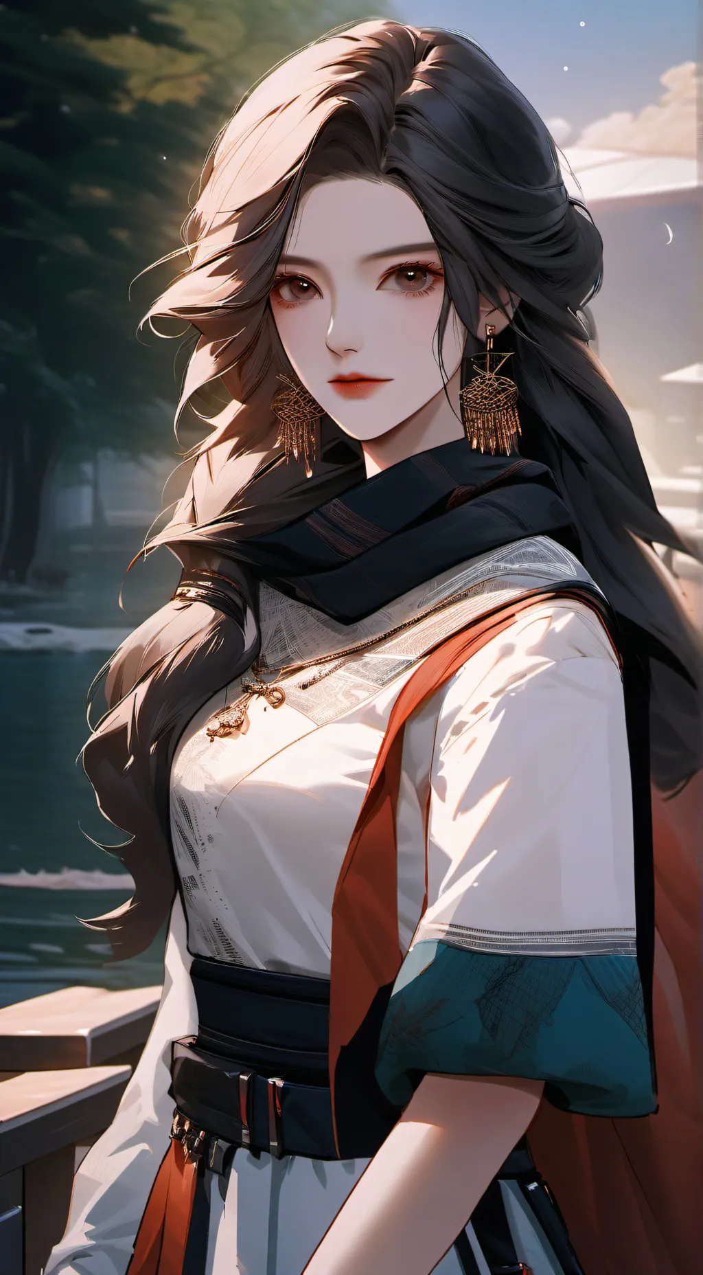 ai character: Village Mother!!! background