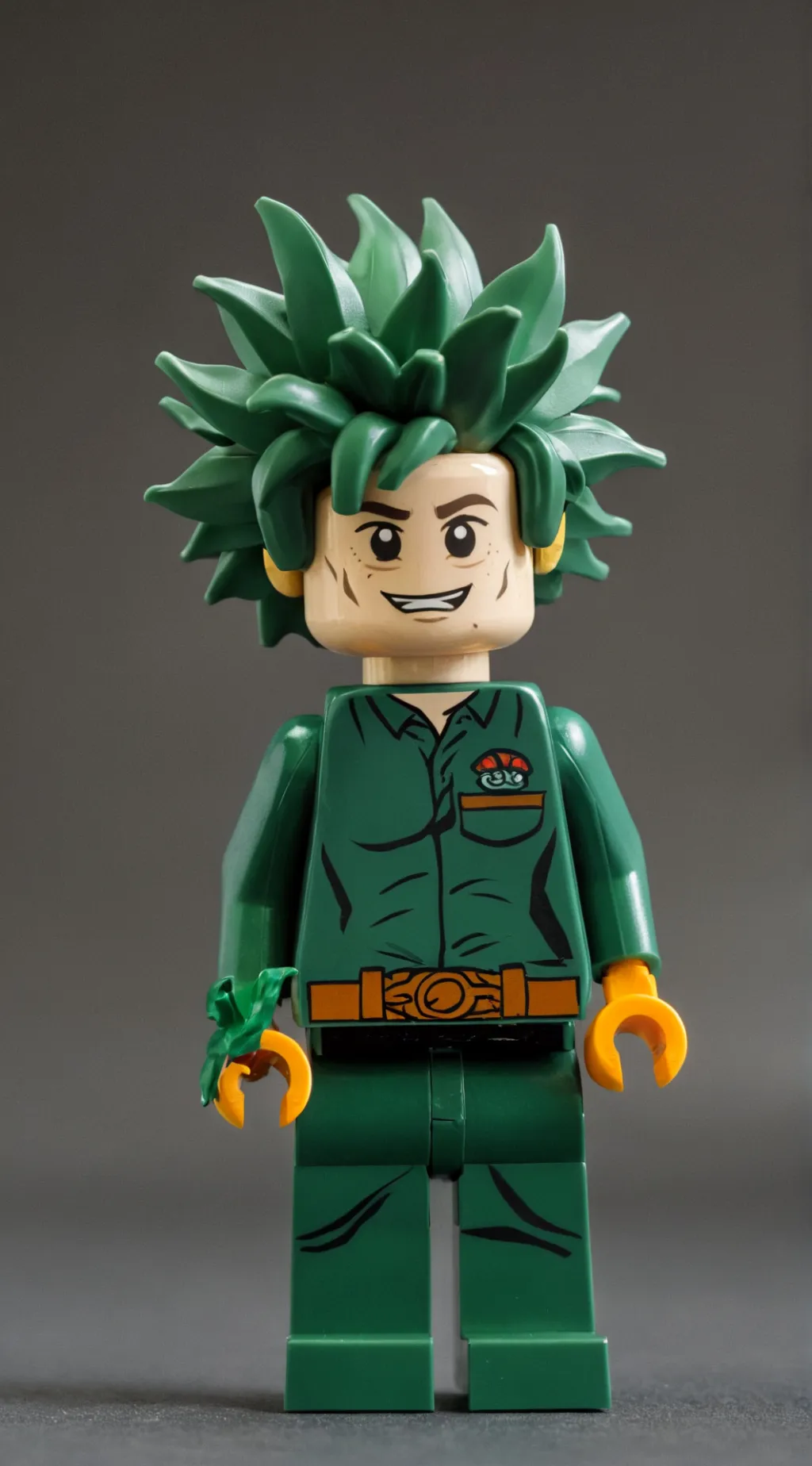 ai character: Lego mha background