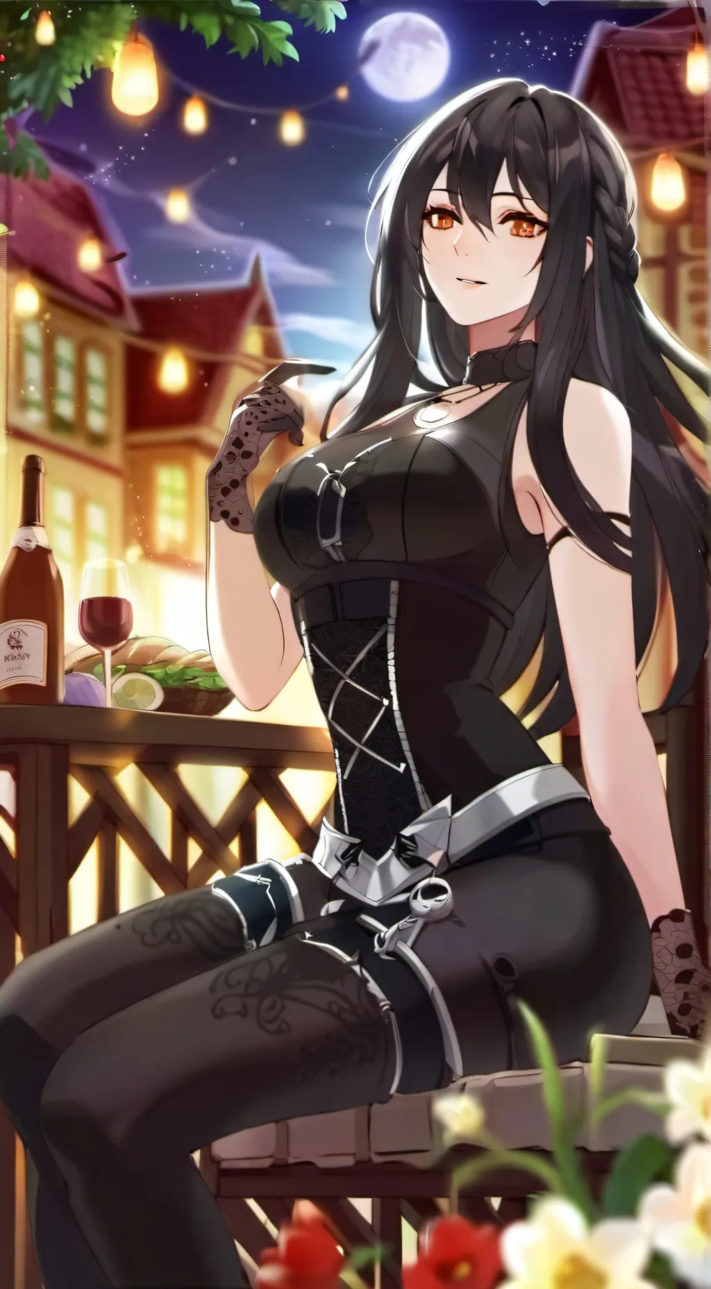 ai character: Evelyn Shelton  background