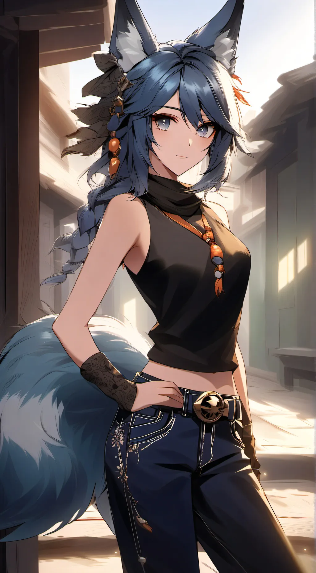 ai character: Velvet moon  background