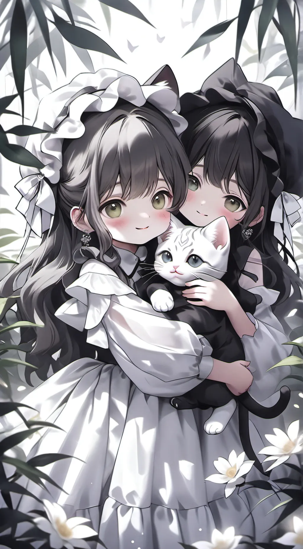 ai character: Rosie and Lina♡☆ background