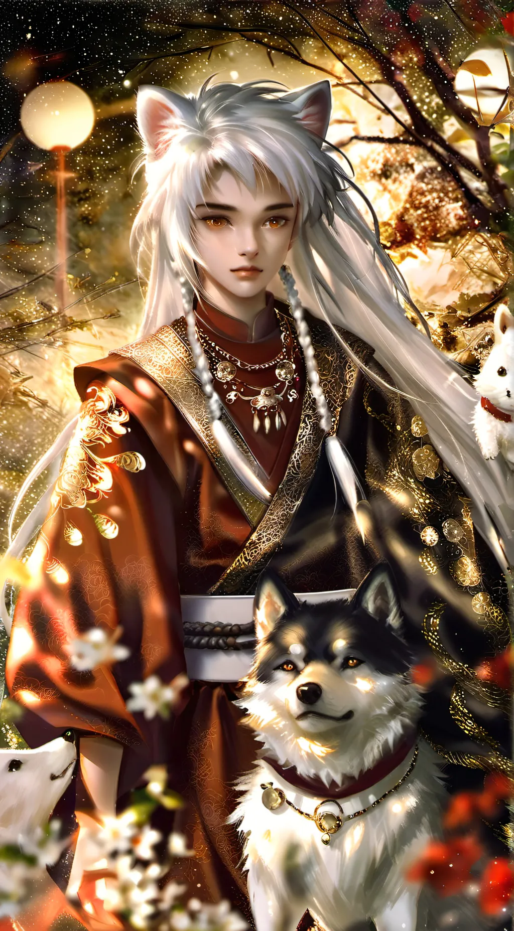 ai character: Inuyasha au background