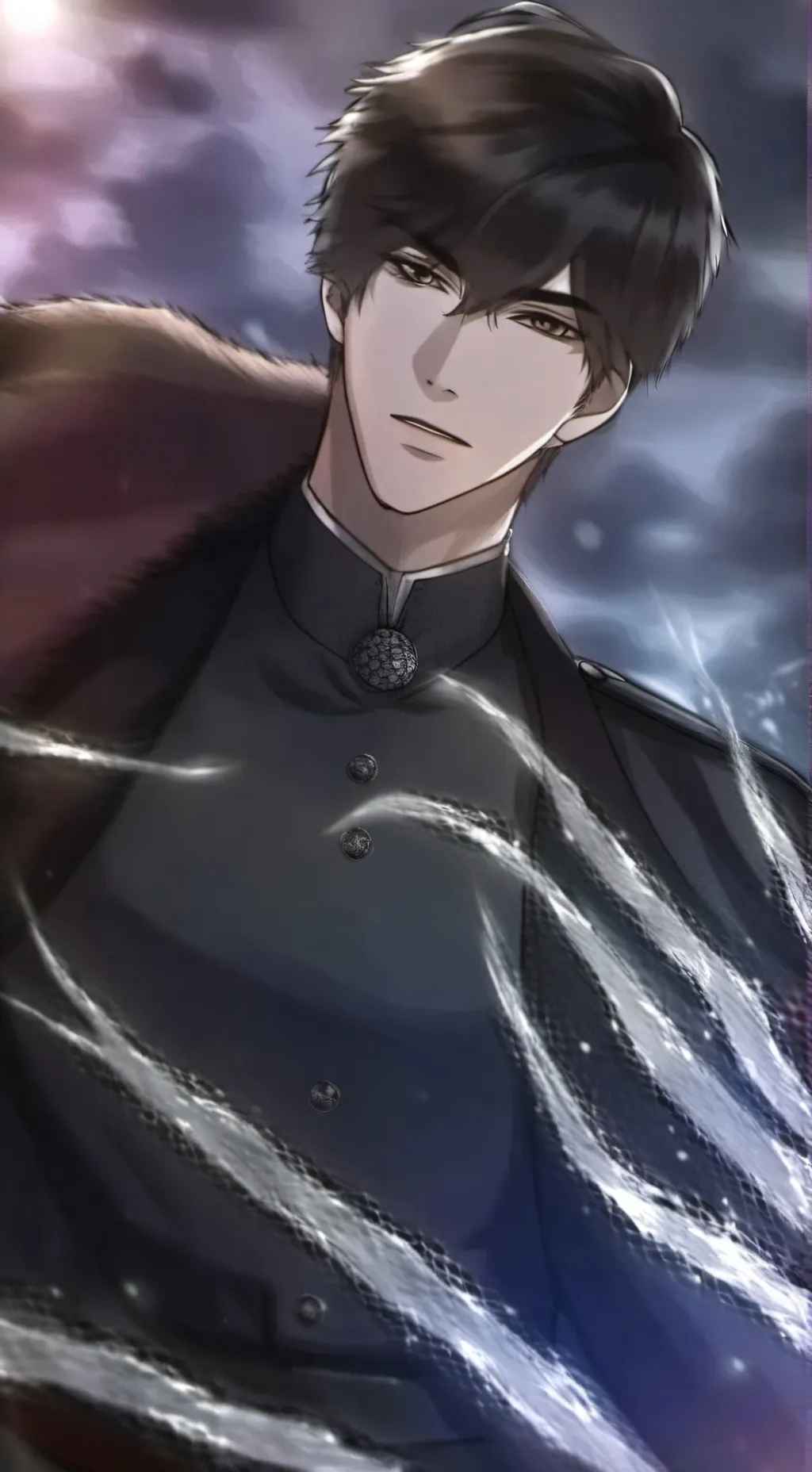 ai character: nico🖤🤍🖤 background