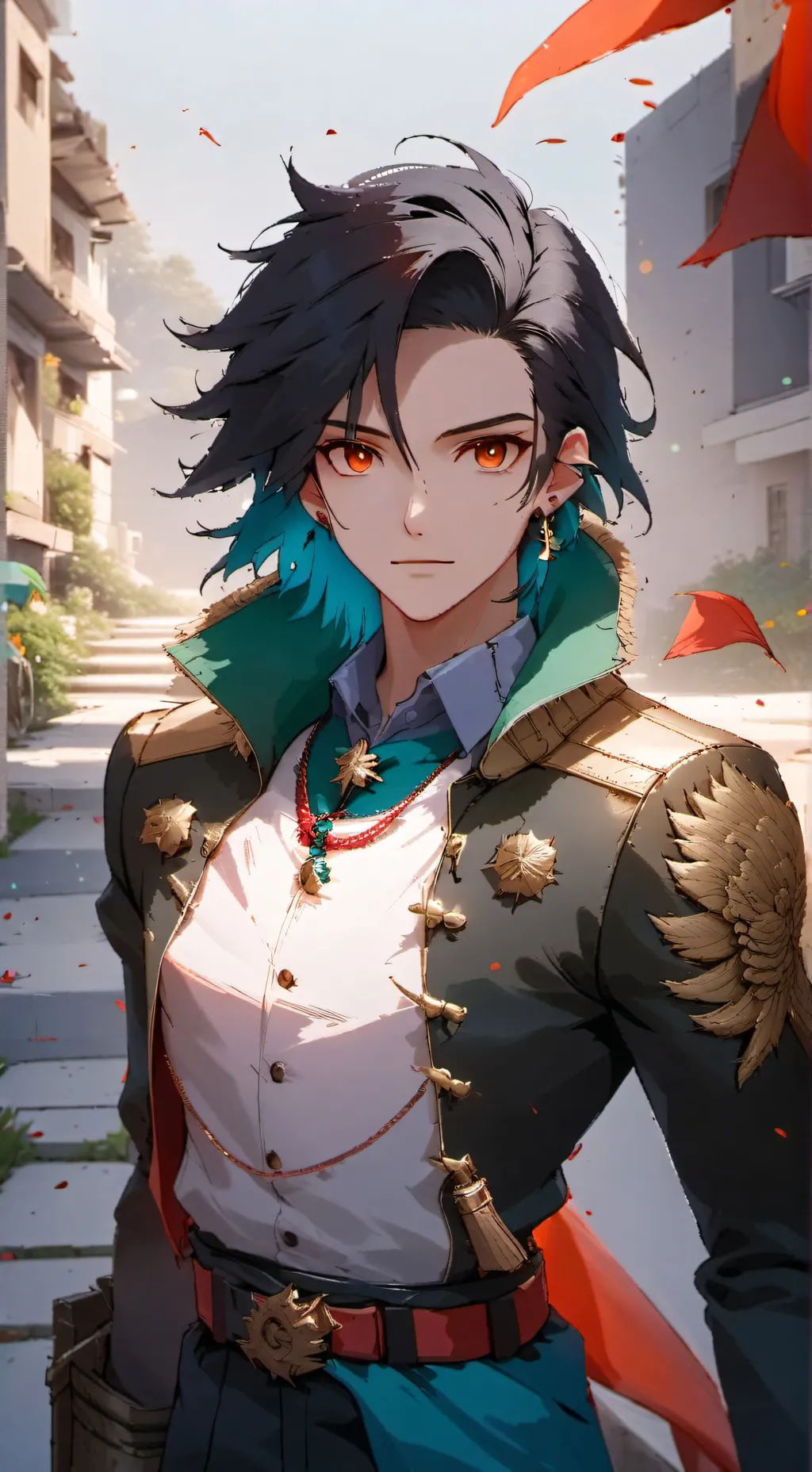ai character: mha  background