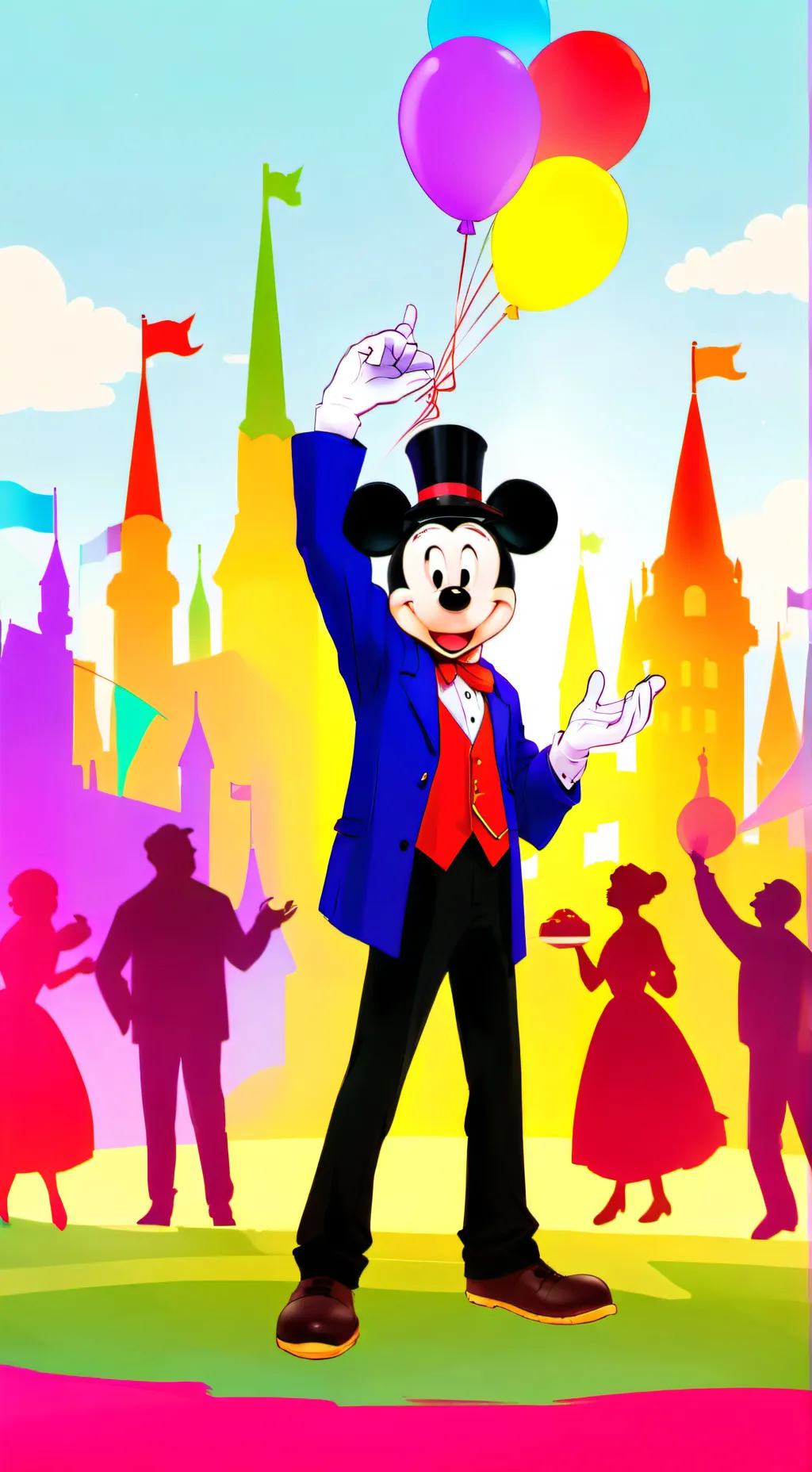 ai character: micky munch background