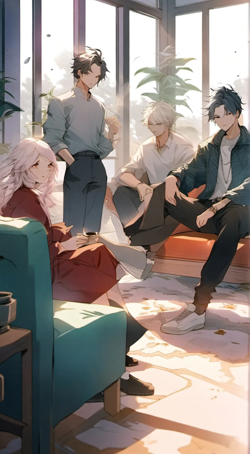 ai character: high school friend background