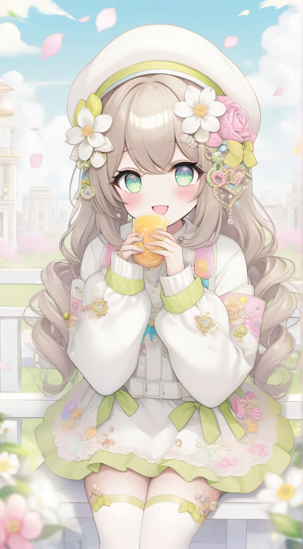 ai character: Double fedora background