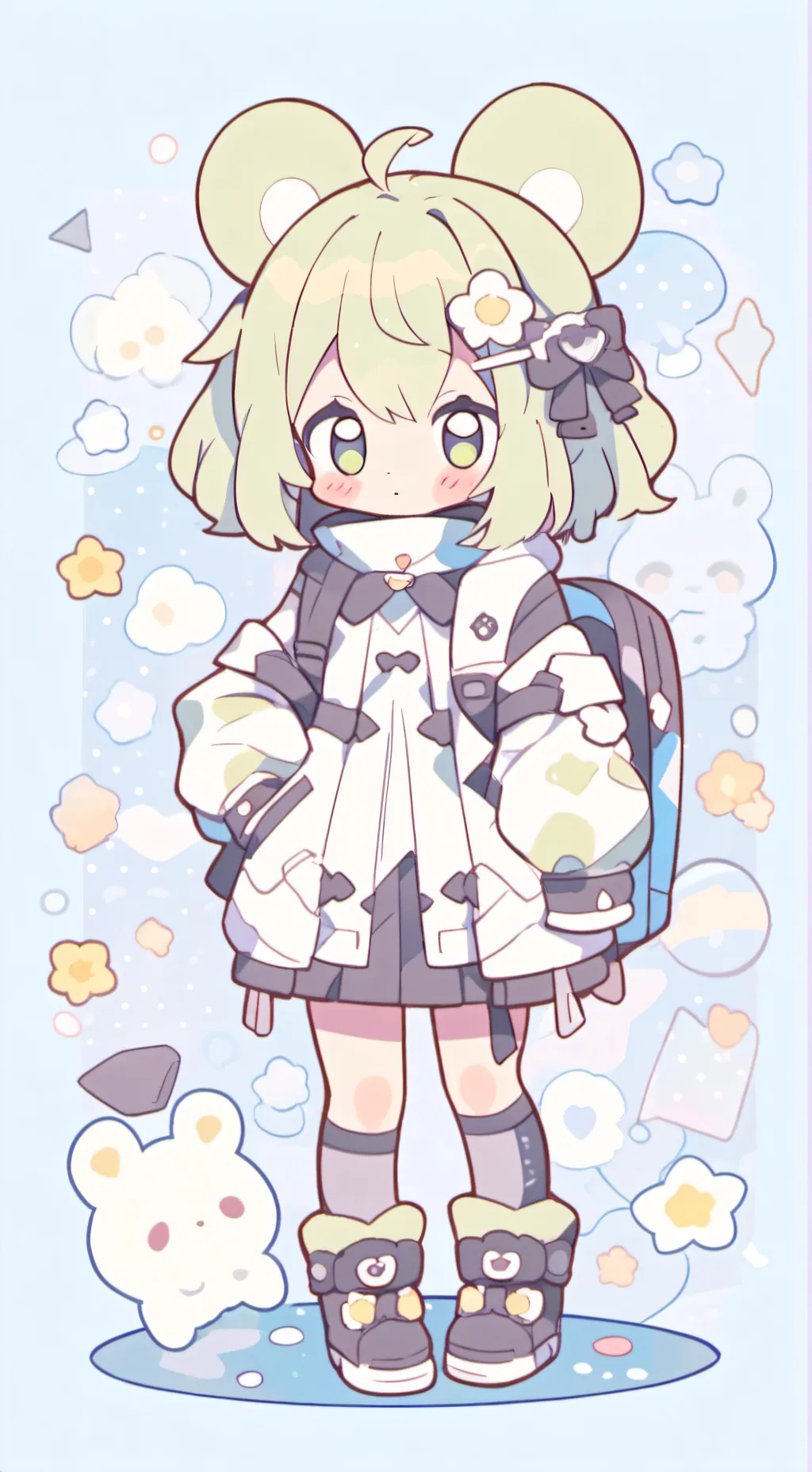 ai character: autistic sister background