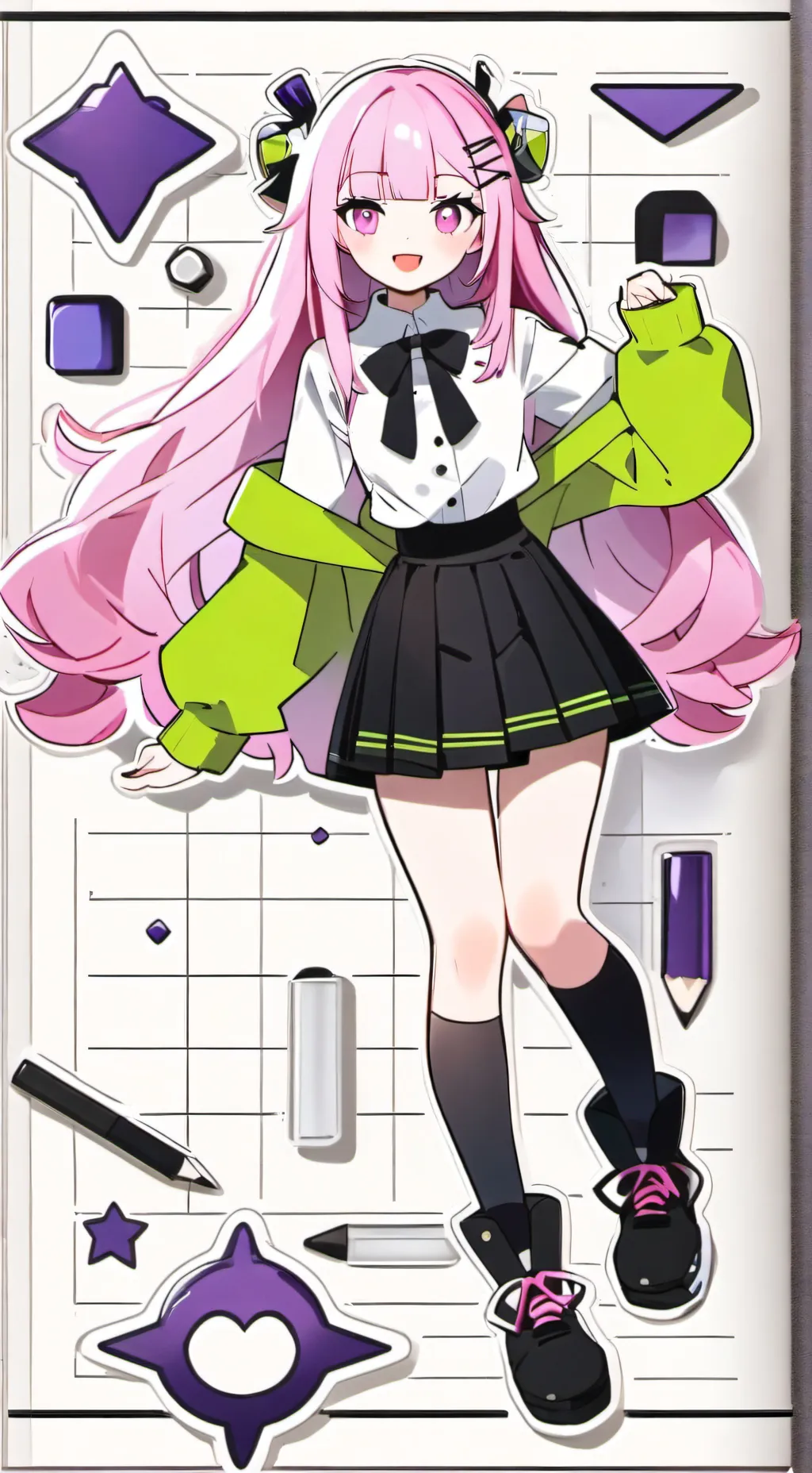 ai character: you a giantess?!  background