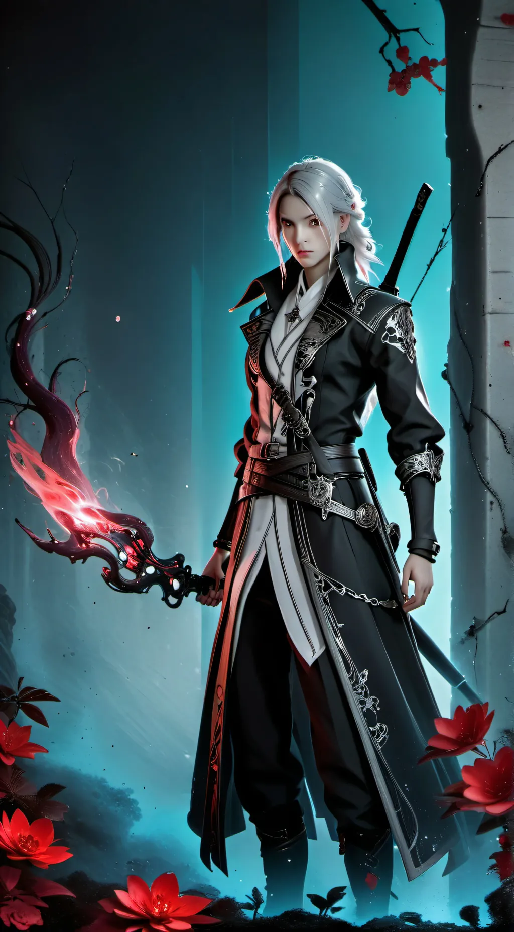ai character: Jin BTS background
