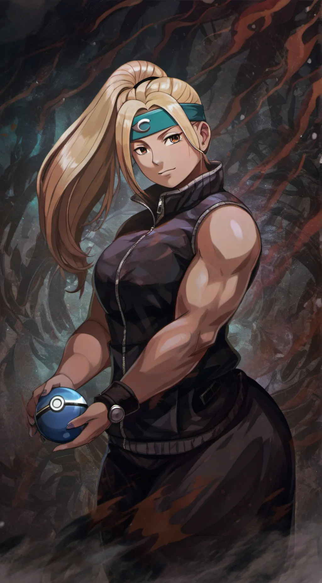 ai character: Aya  background