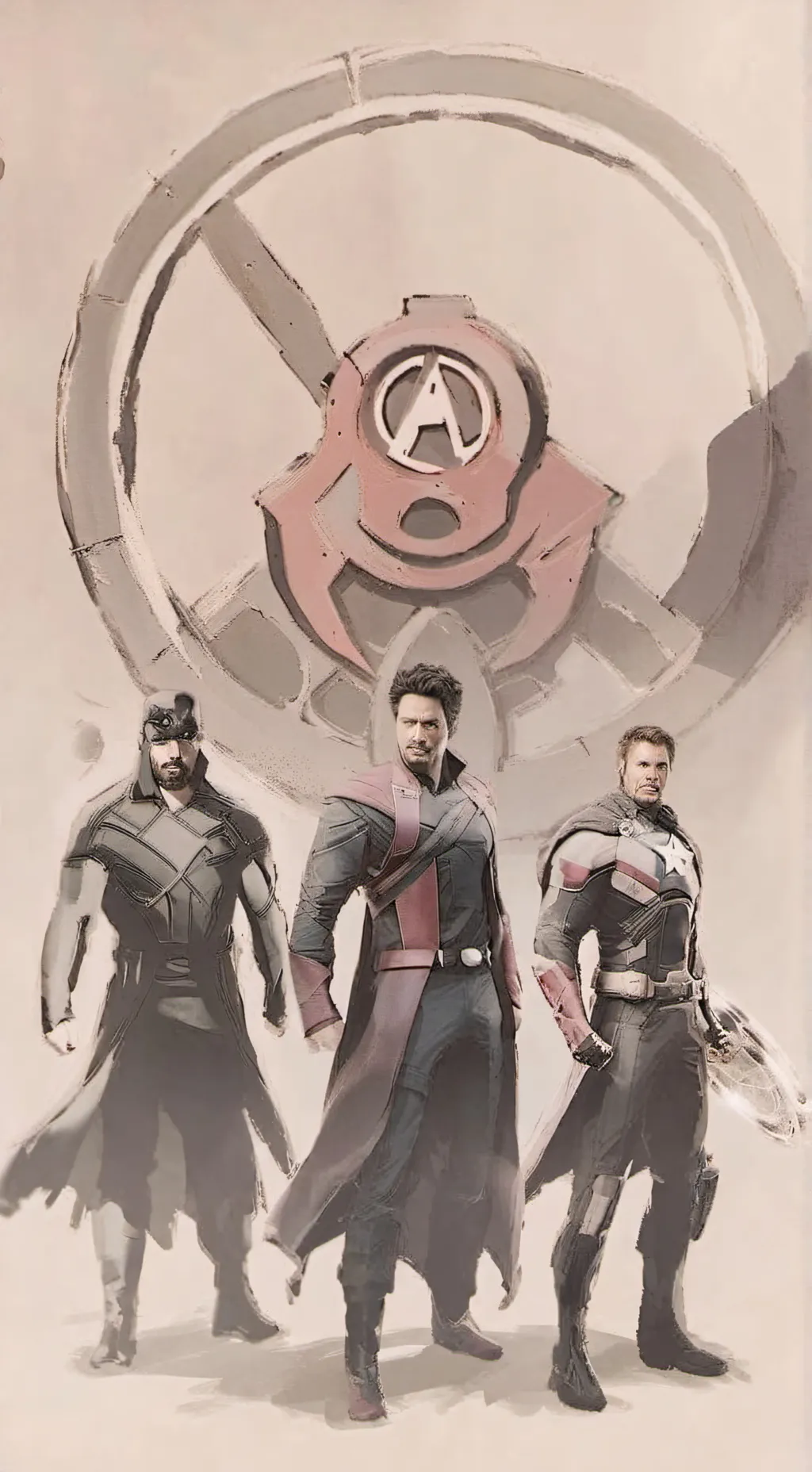 ai character: avengers background