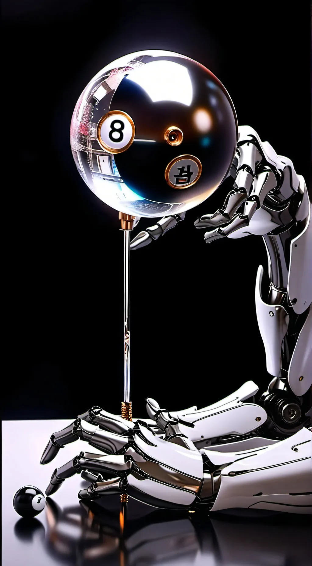 ai character: 8 ball evil (:< background