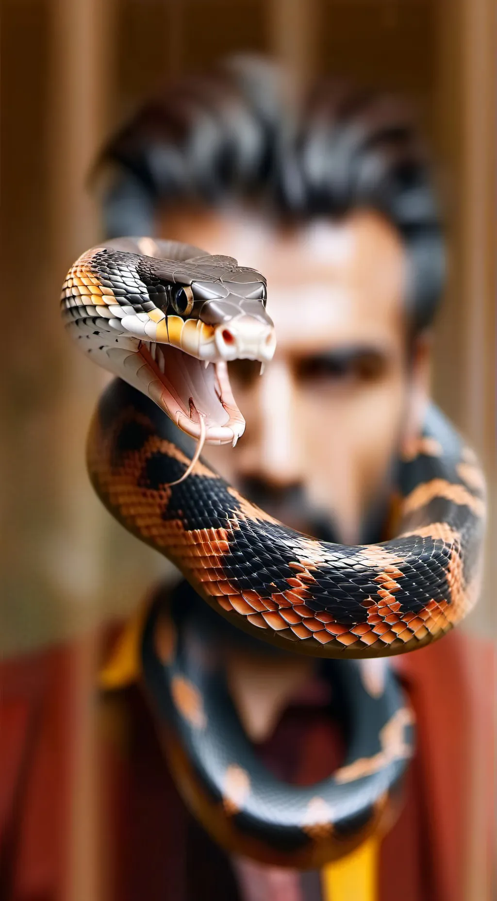 ai character: snake x you background