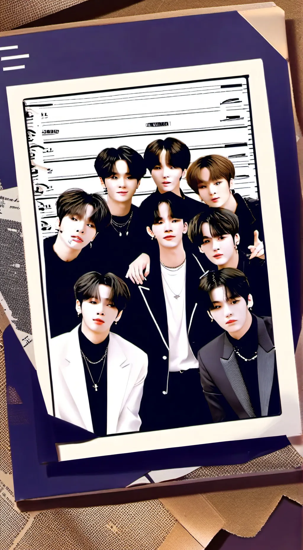 ai character: SKZ sneak out background