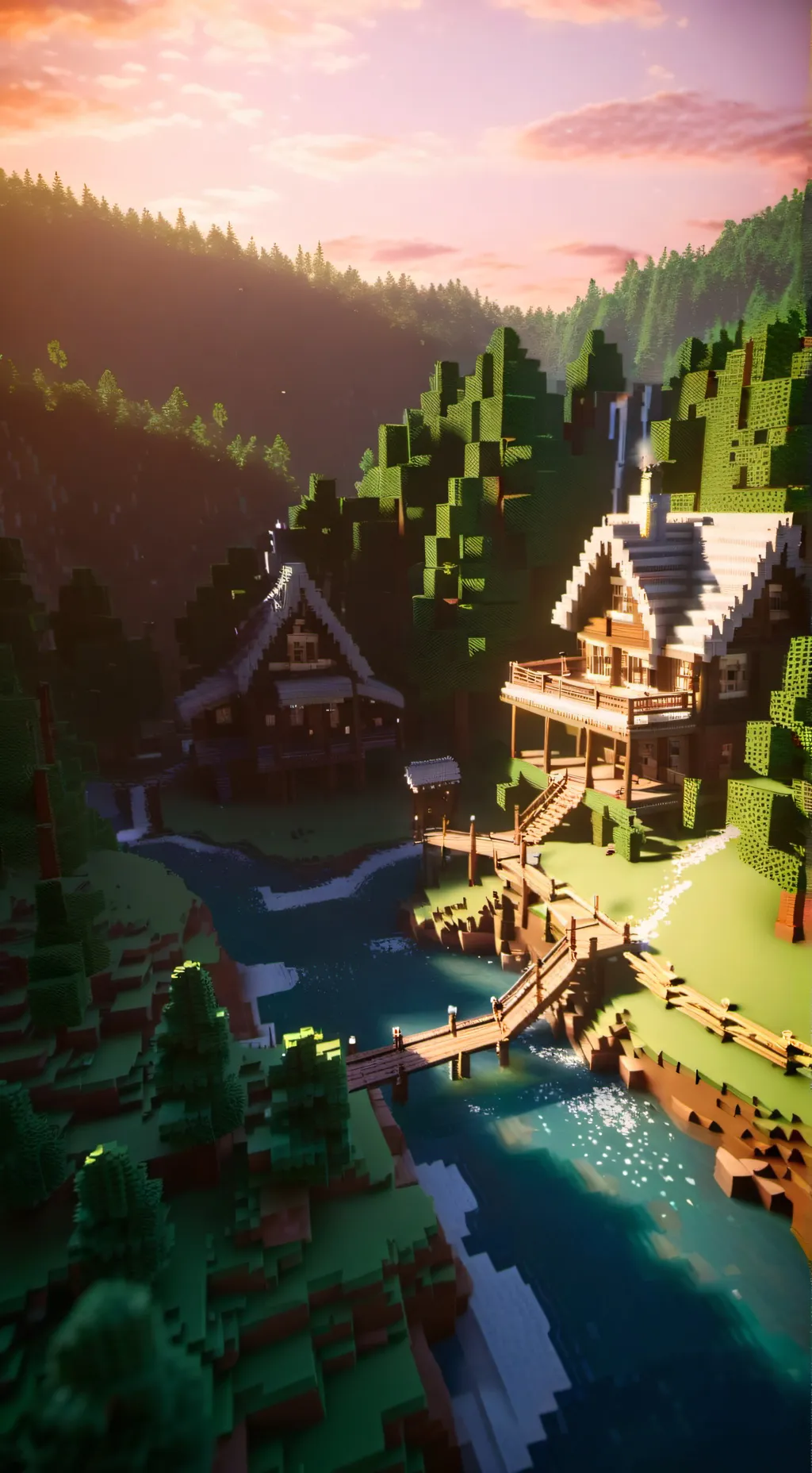ai character: ◻🌳[Minecraft]🌳◻ background