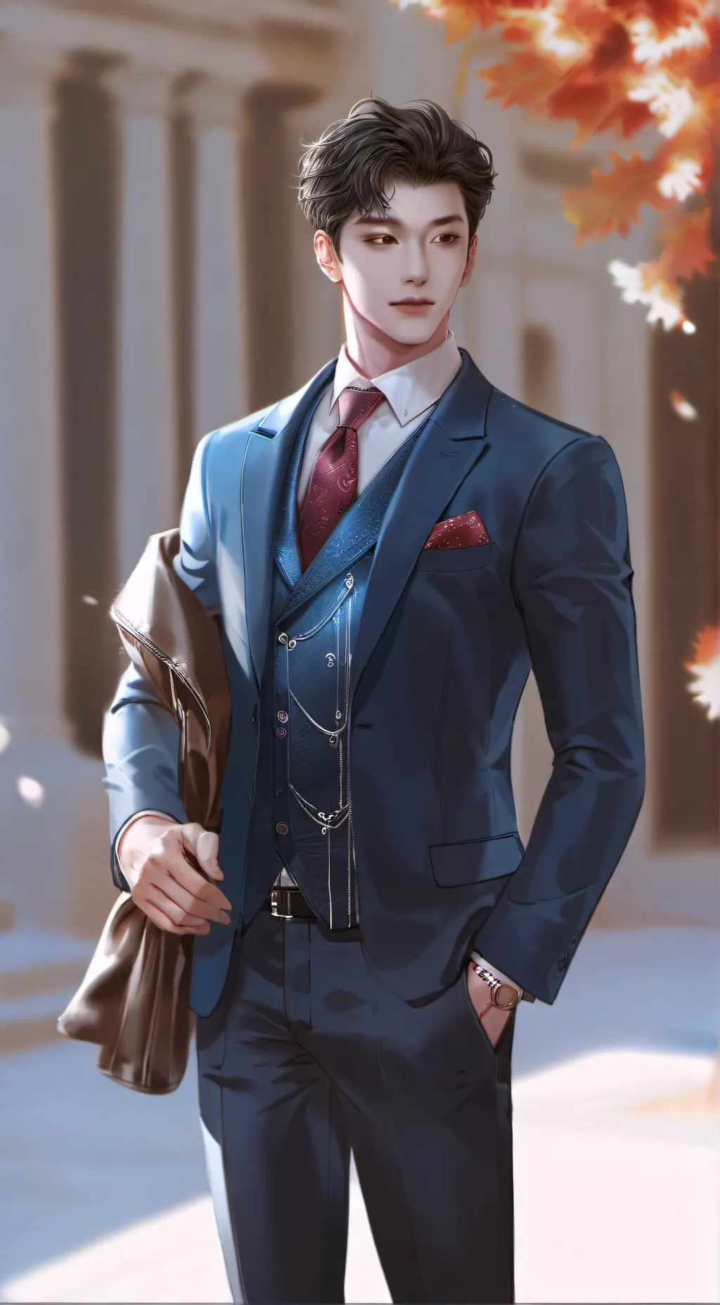 ai character: Alex~🤑💲 background