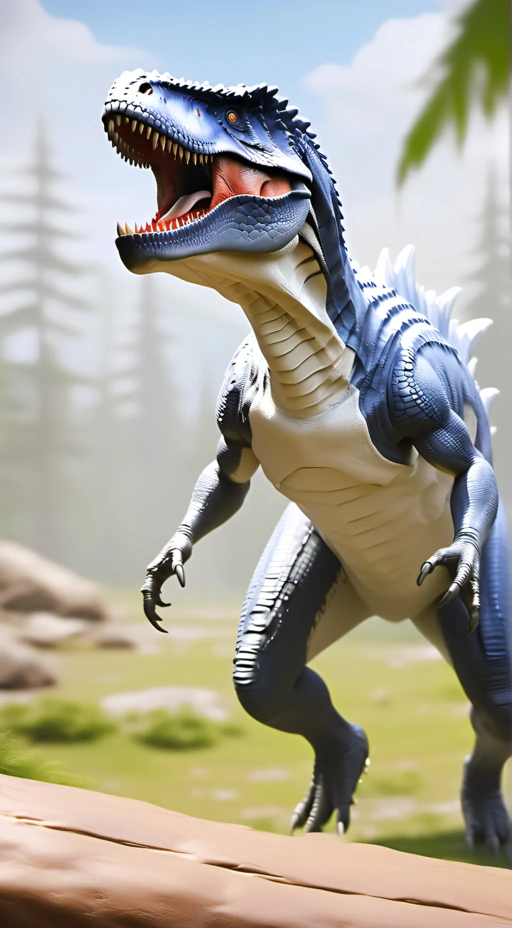 ai character: the i-rex paddock  background