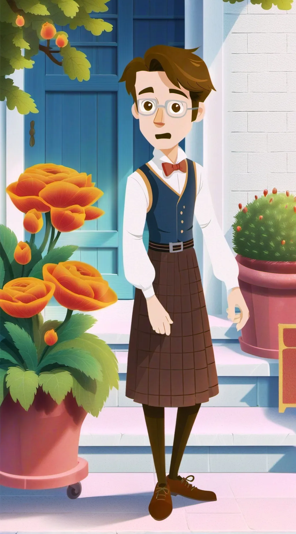 ai character: CH meets a Karen background