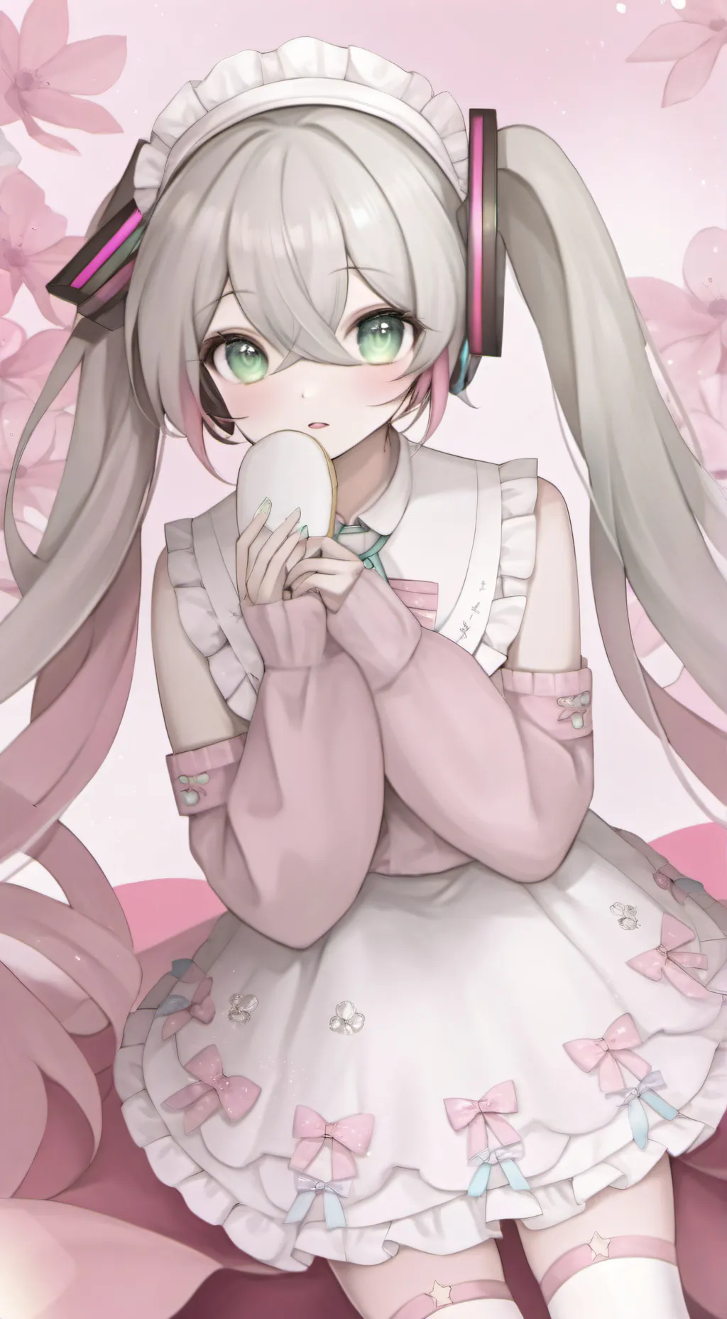 ai character: Hatsune miku background