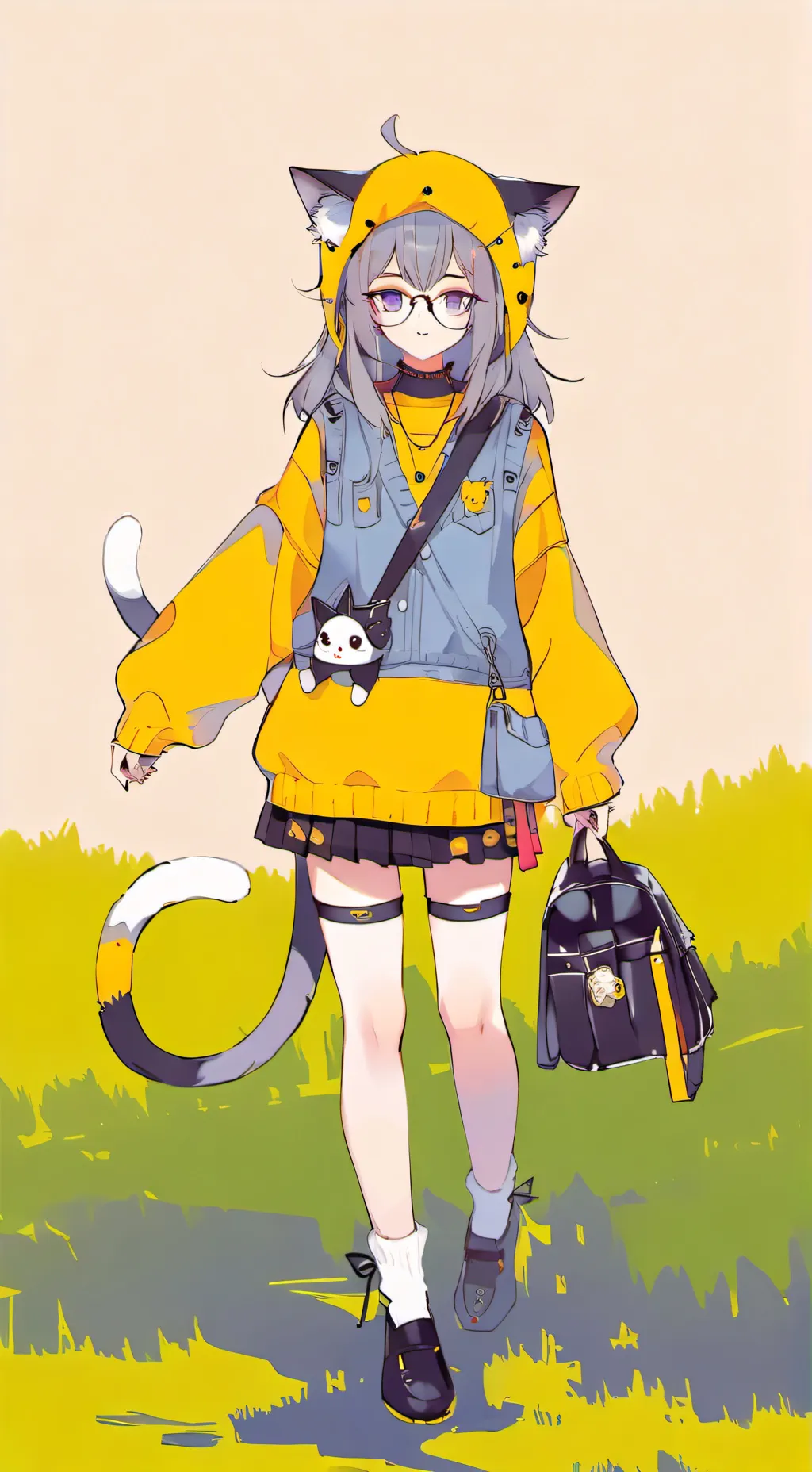 ai character: VeryBigman(girl) background