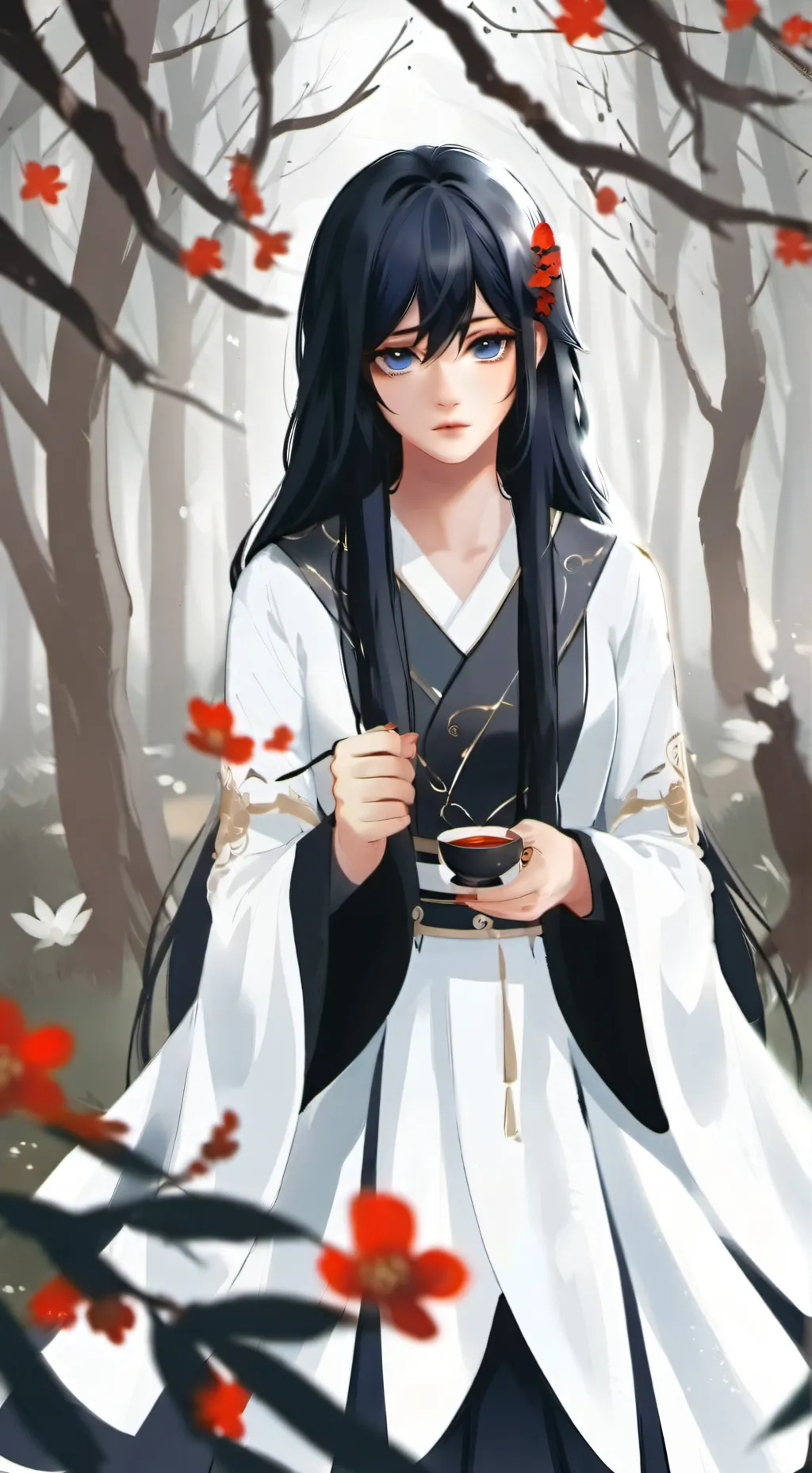 ai character: сакура  background