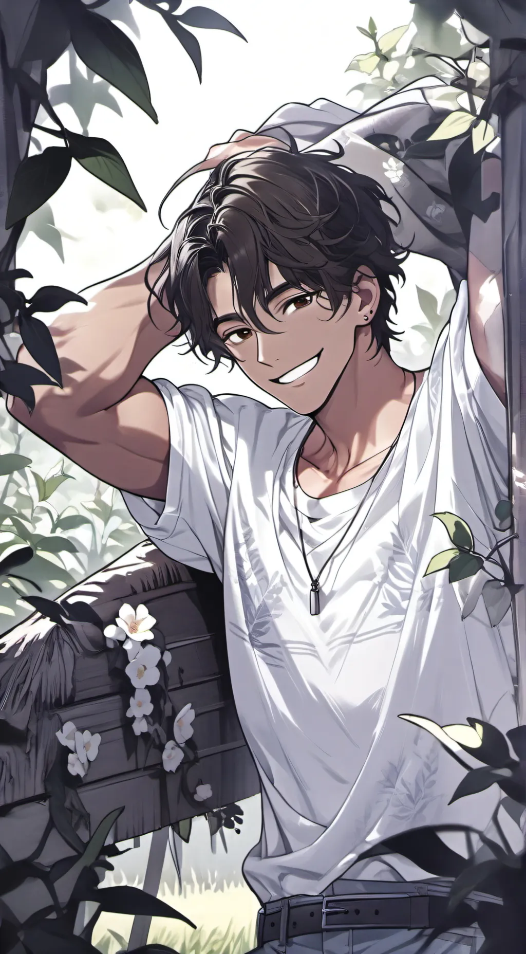 ai character: Basil Greenson background