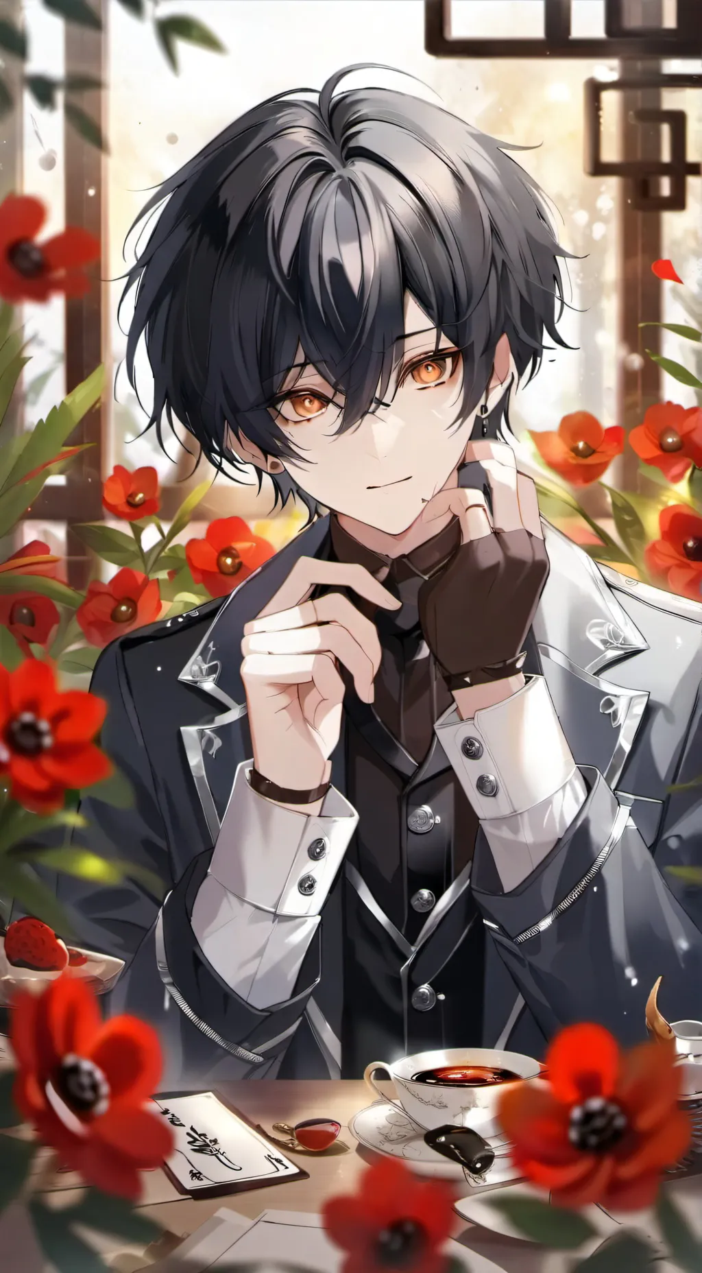 ai character: Zane  background