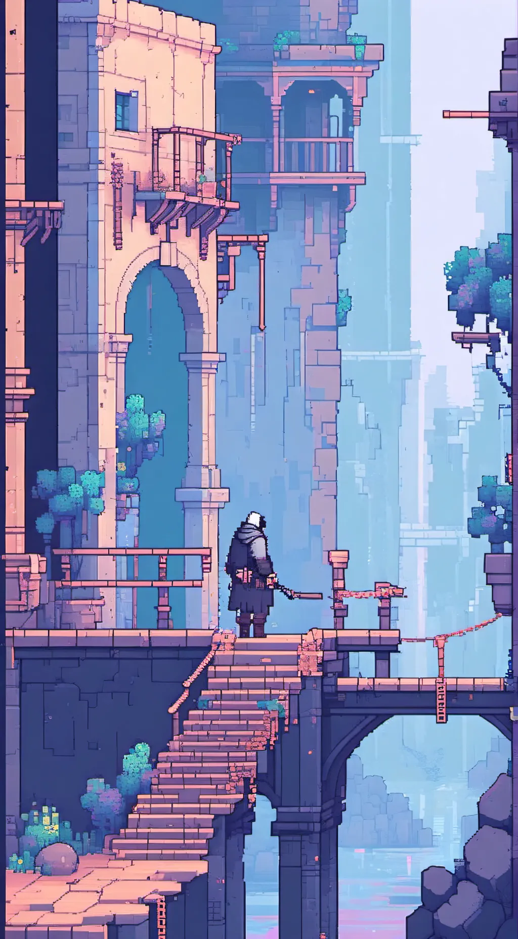 ai character: Forsaken Sad background