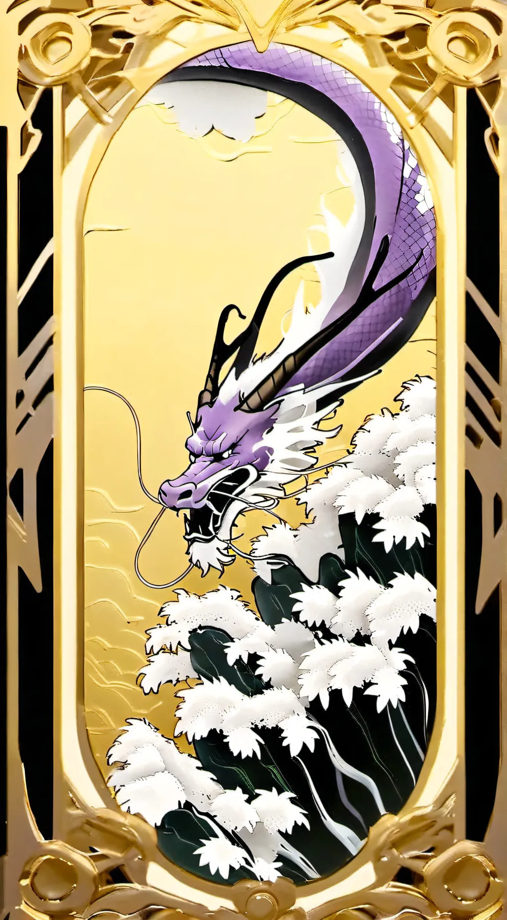 ai character: Legendary dragon background