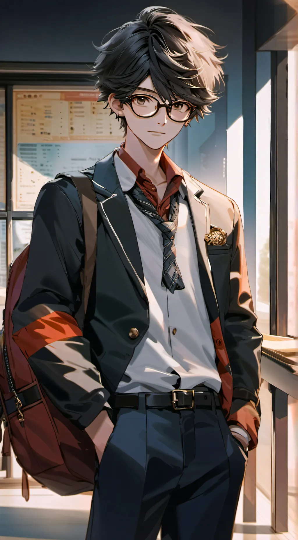 ai character: Jaxon  background