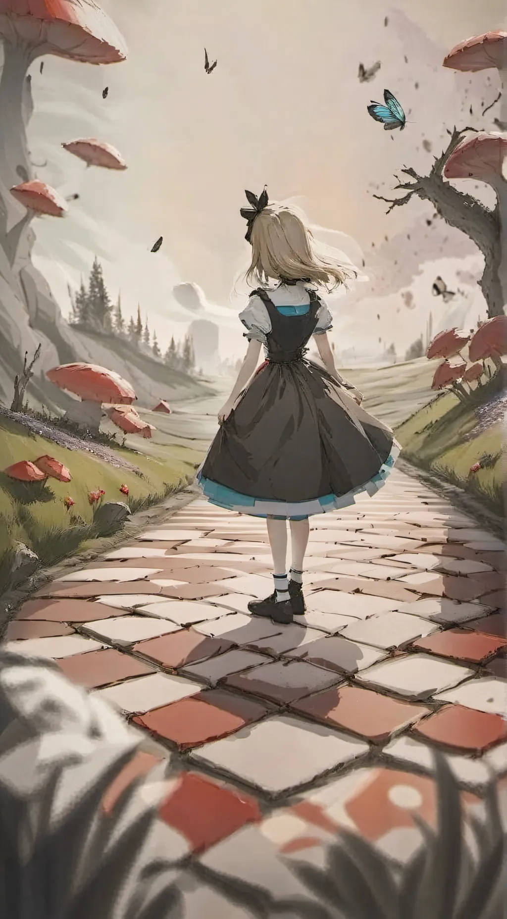 ai character: AIW FANART background