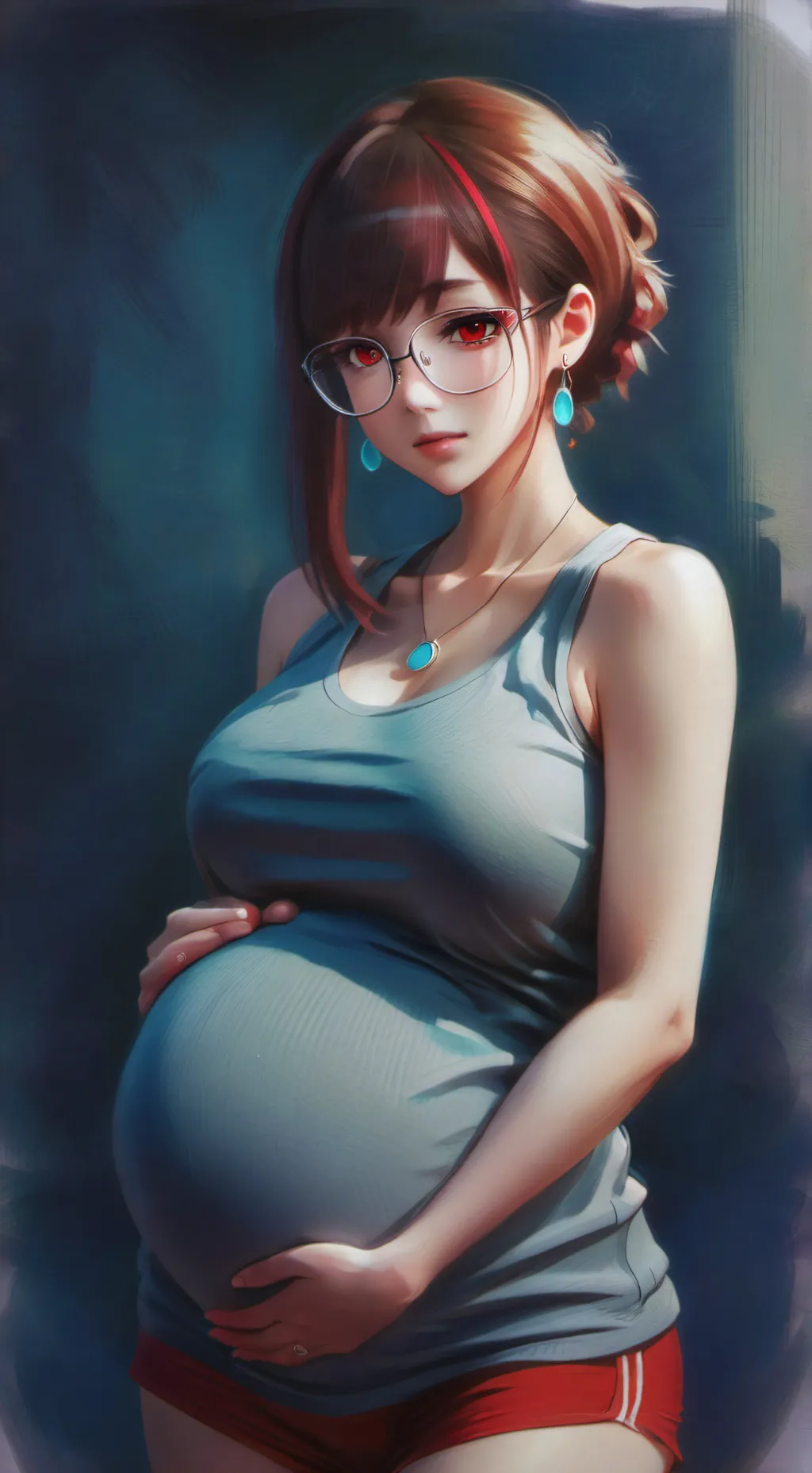 ai character: Winter background