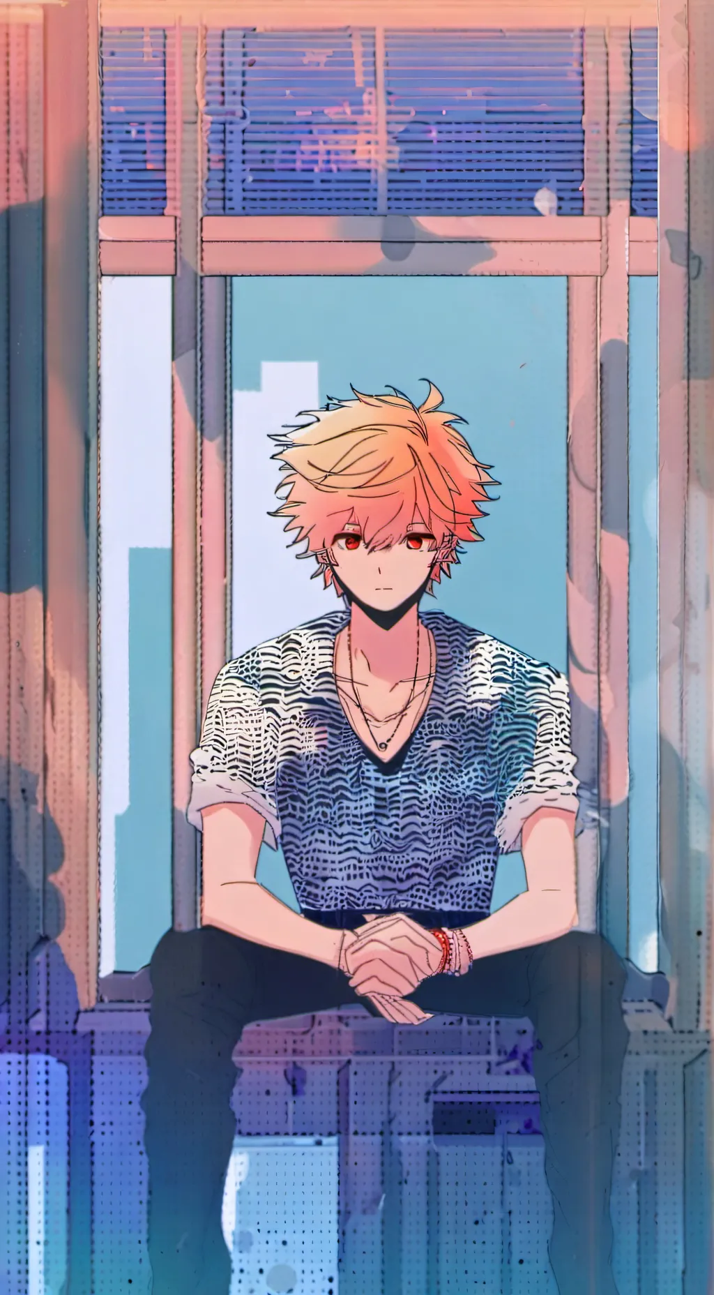 ai character: bakugo  background
