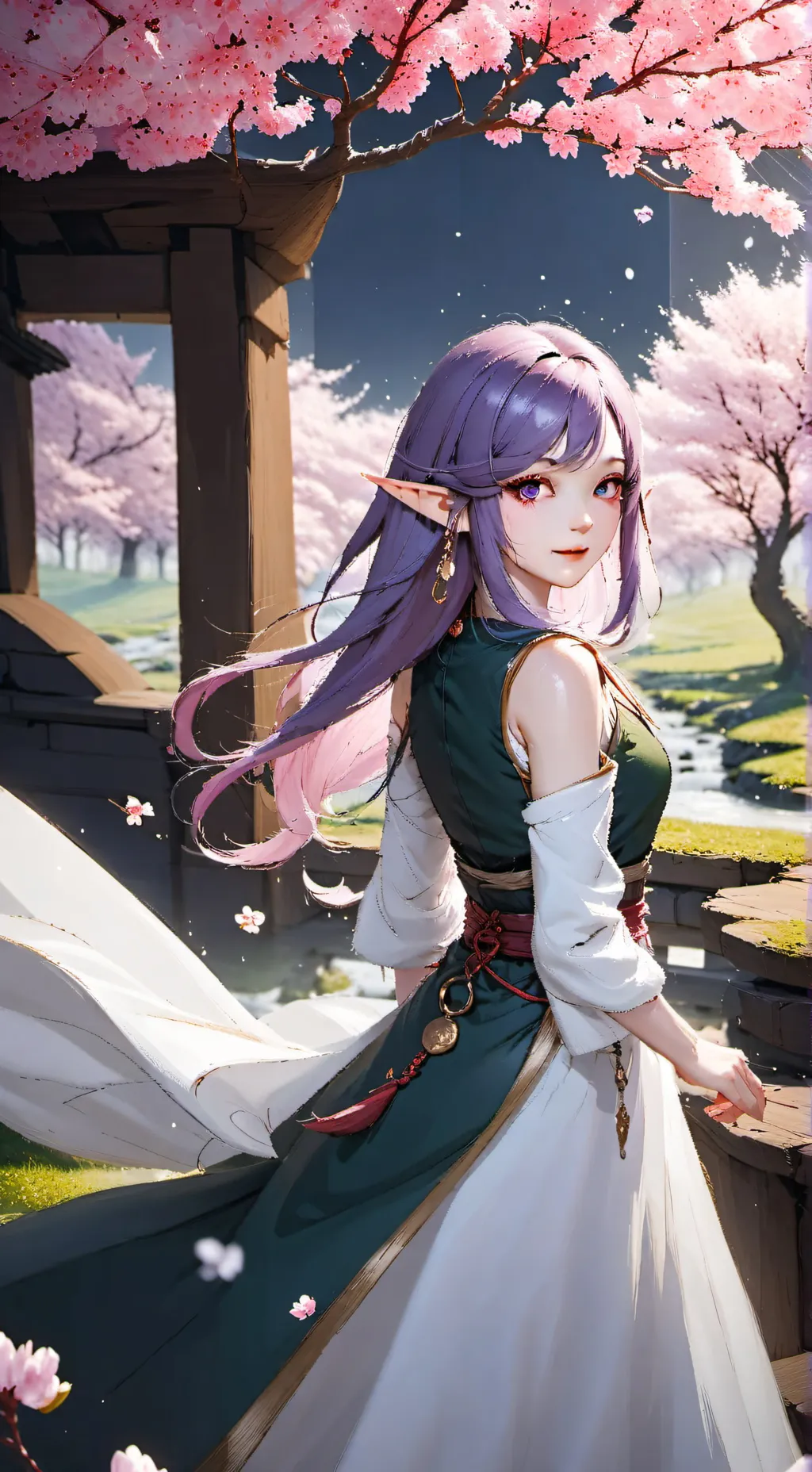 ai character: Madie Flora background