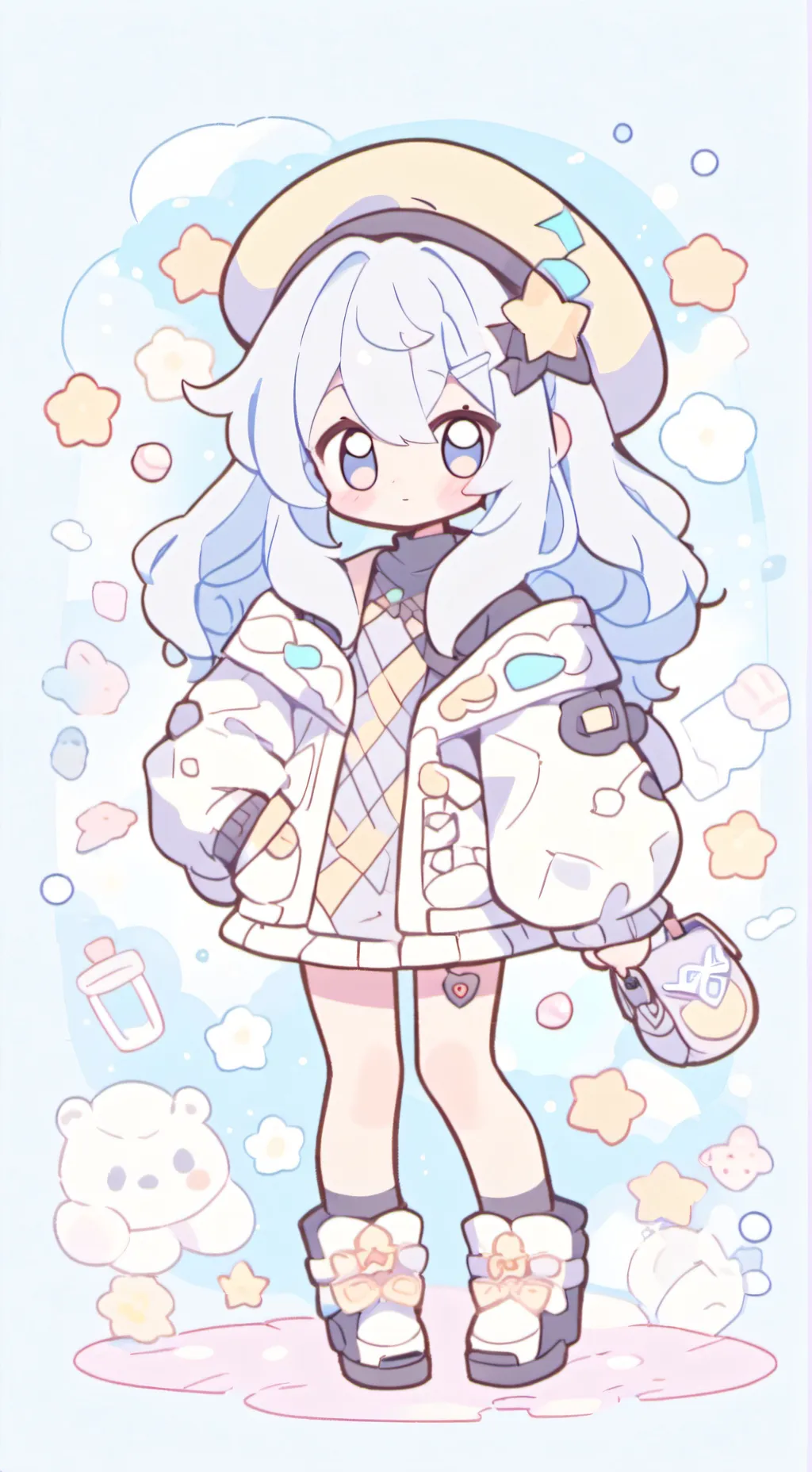 ai character: Cutest baby ever background