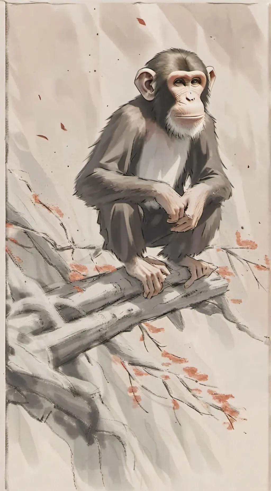 ai character: monke background