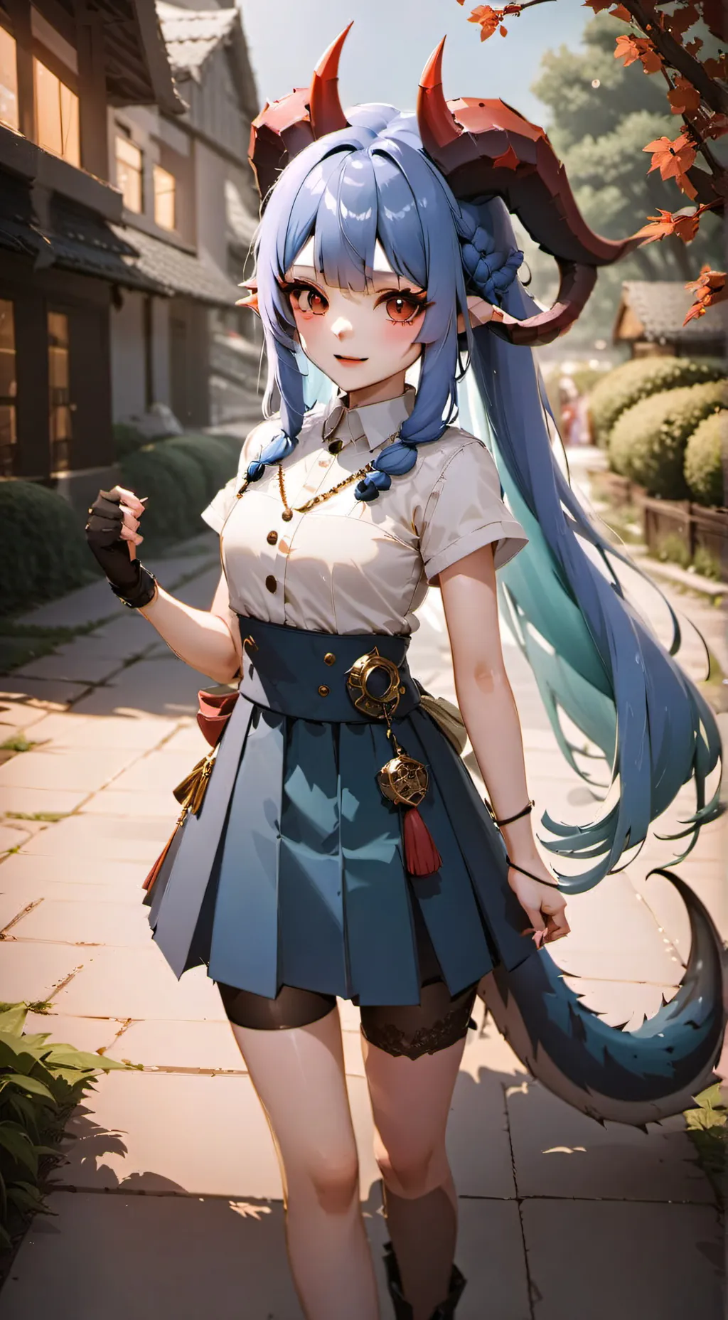 ai character: Lily the demon ♀️ background