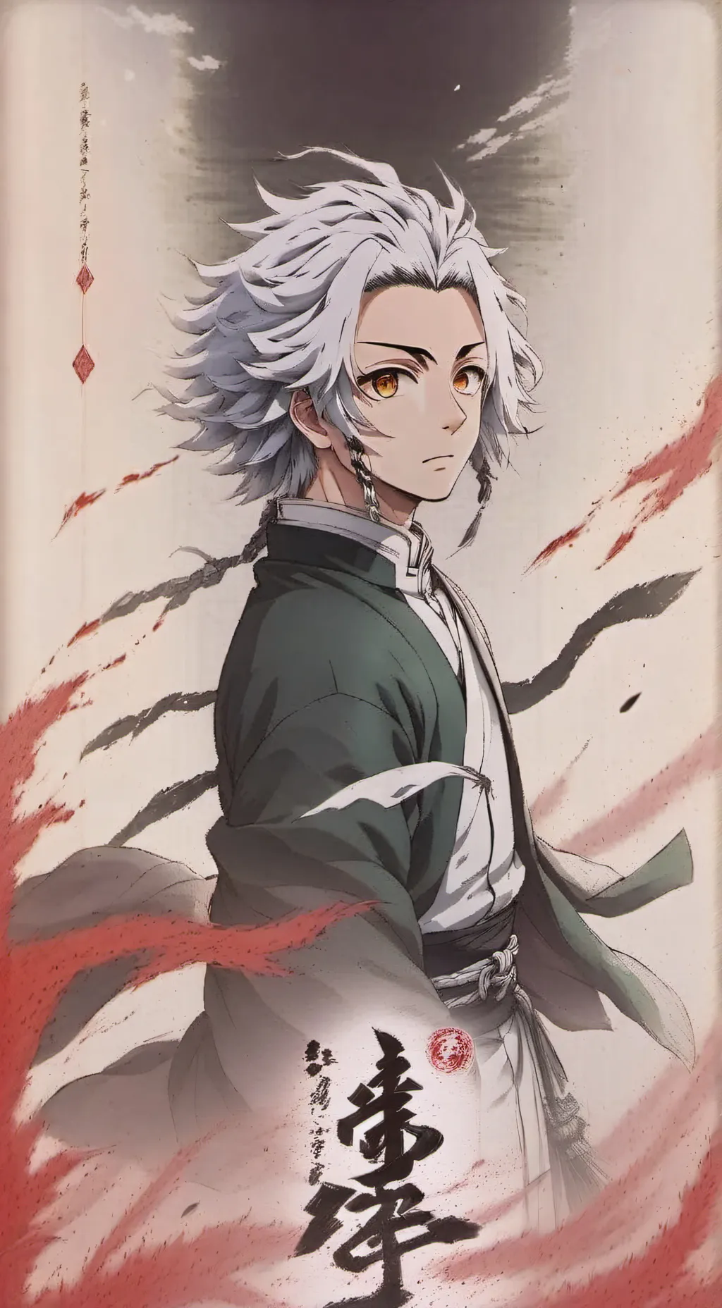 ai character: Sanemi Shinazugawa background